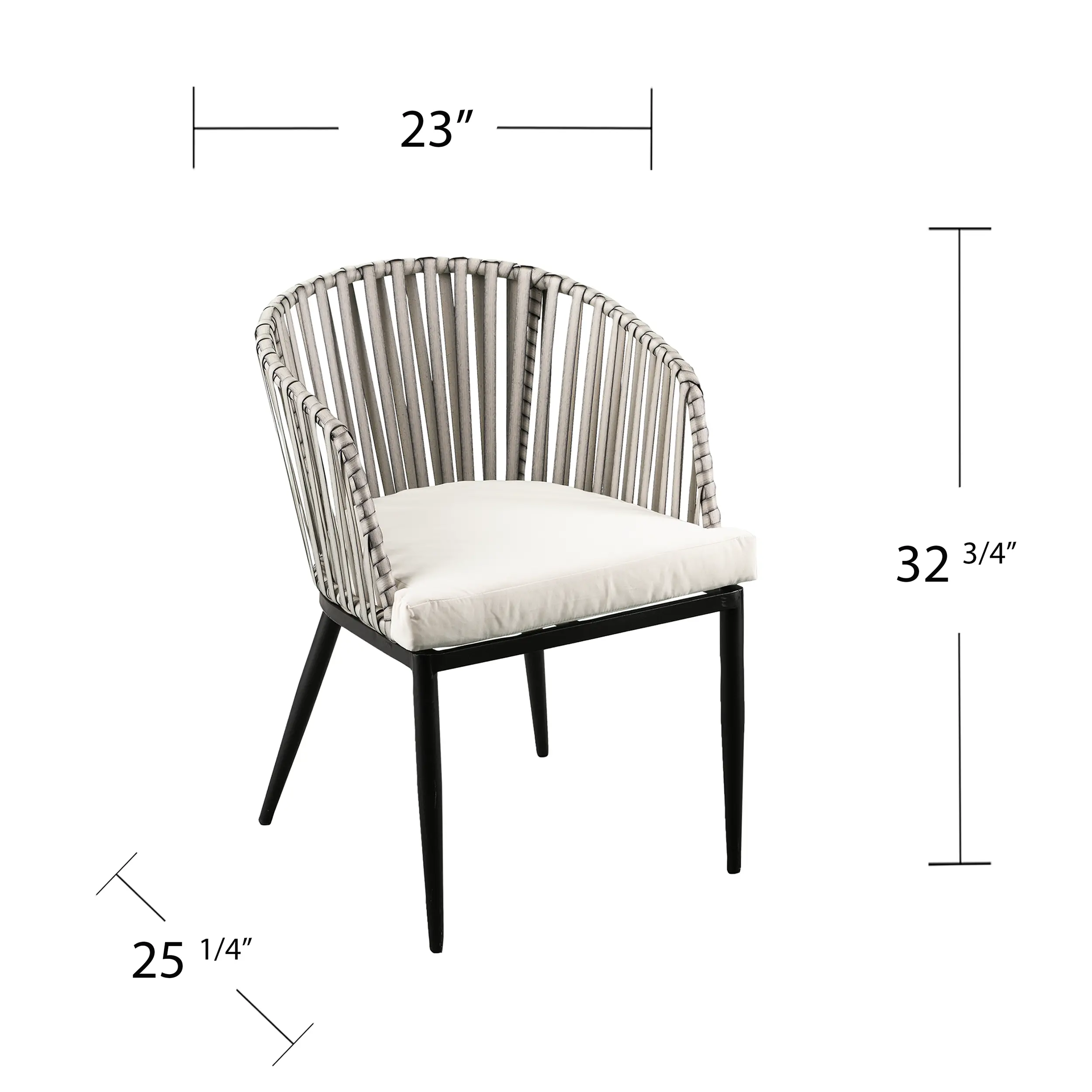 OD1086108 Melilani Outdoor Wicker Chairs with Cushions, Set of 2-3