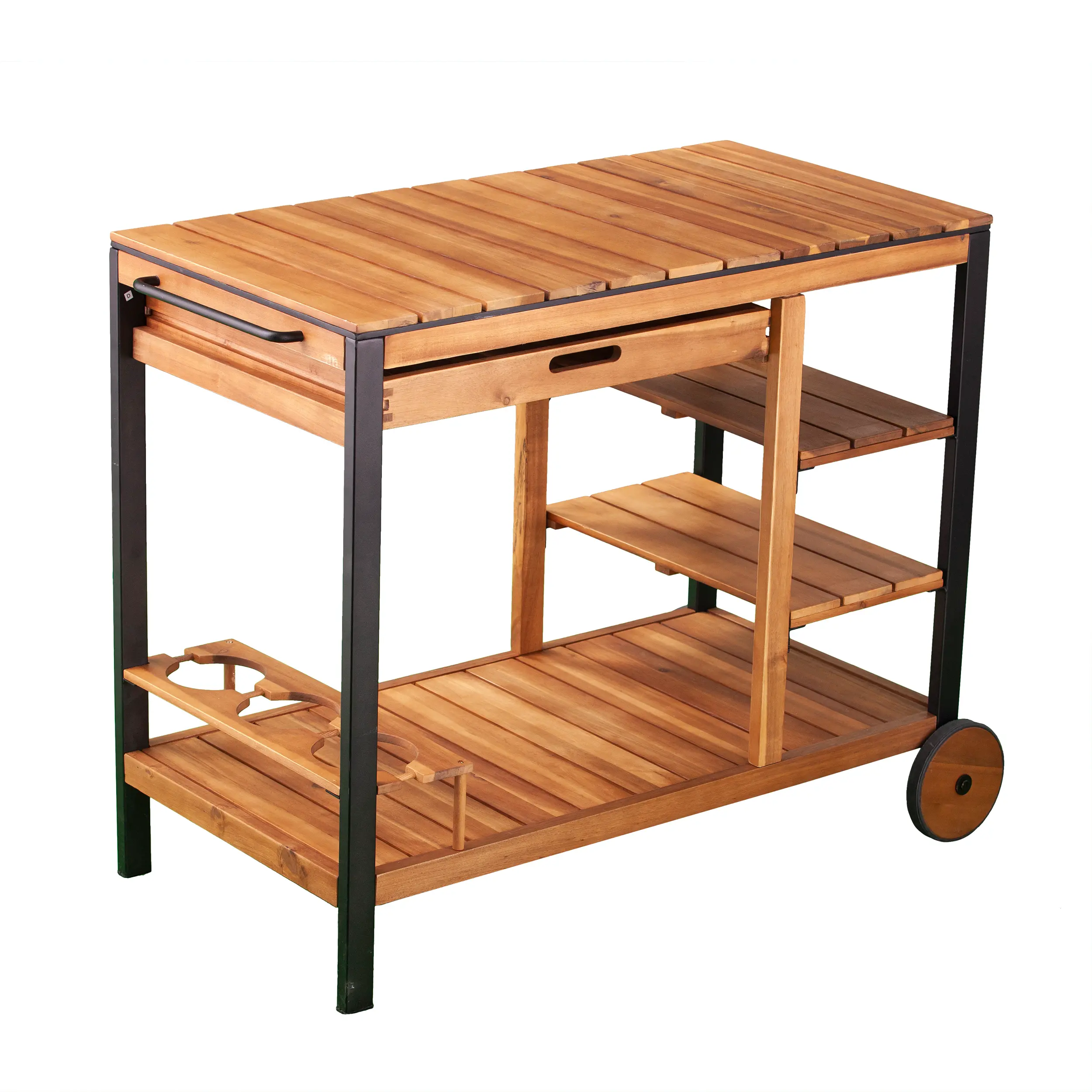 OD1089040 Murcott Brown Outdoor Bar Cart-3