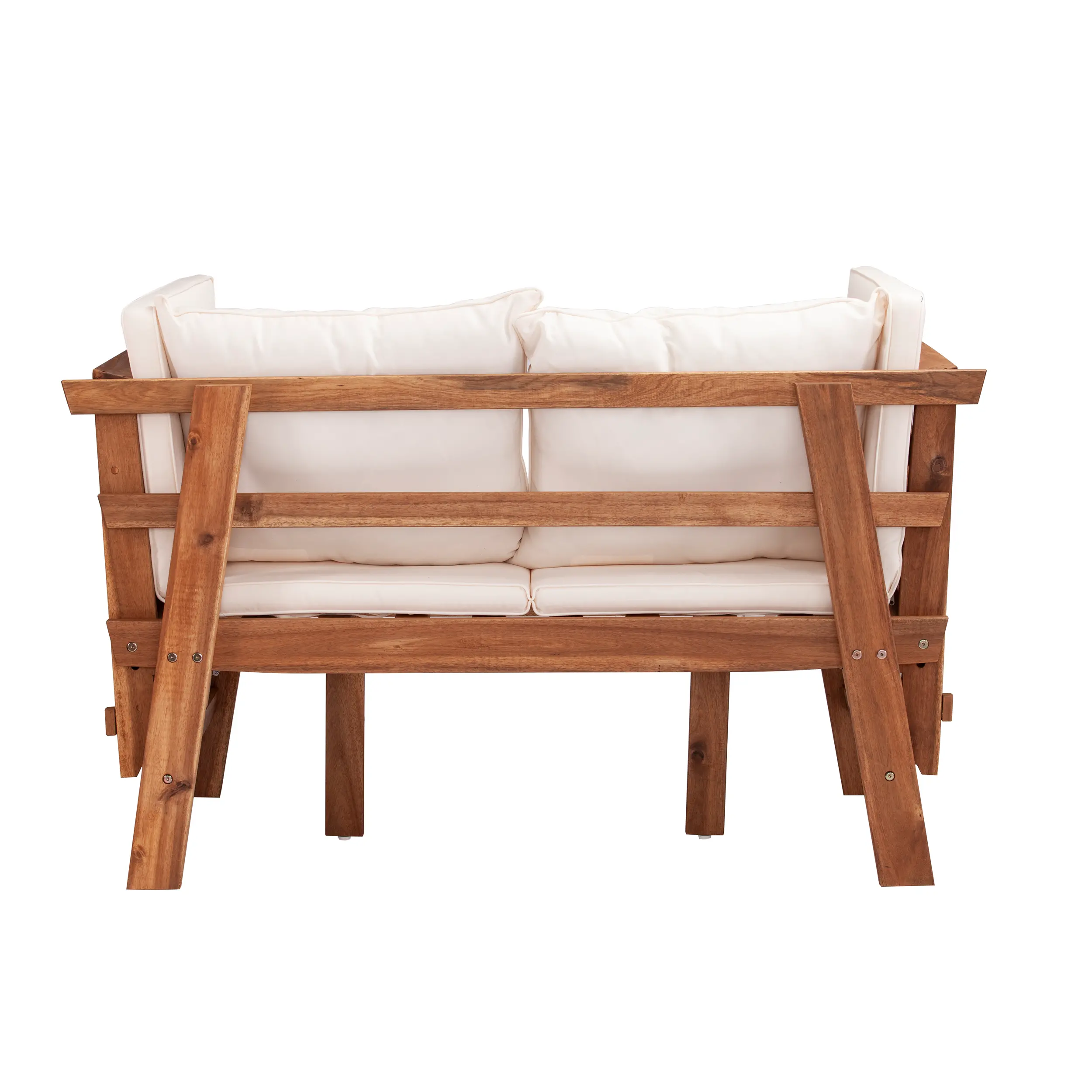 OD1089109 Holly & Martin Dolavon Outdoor Convertible Lounge Chair with White Cushions-8
