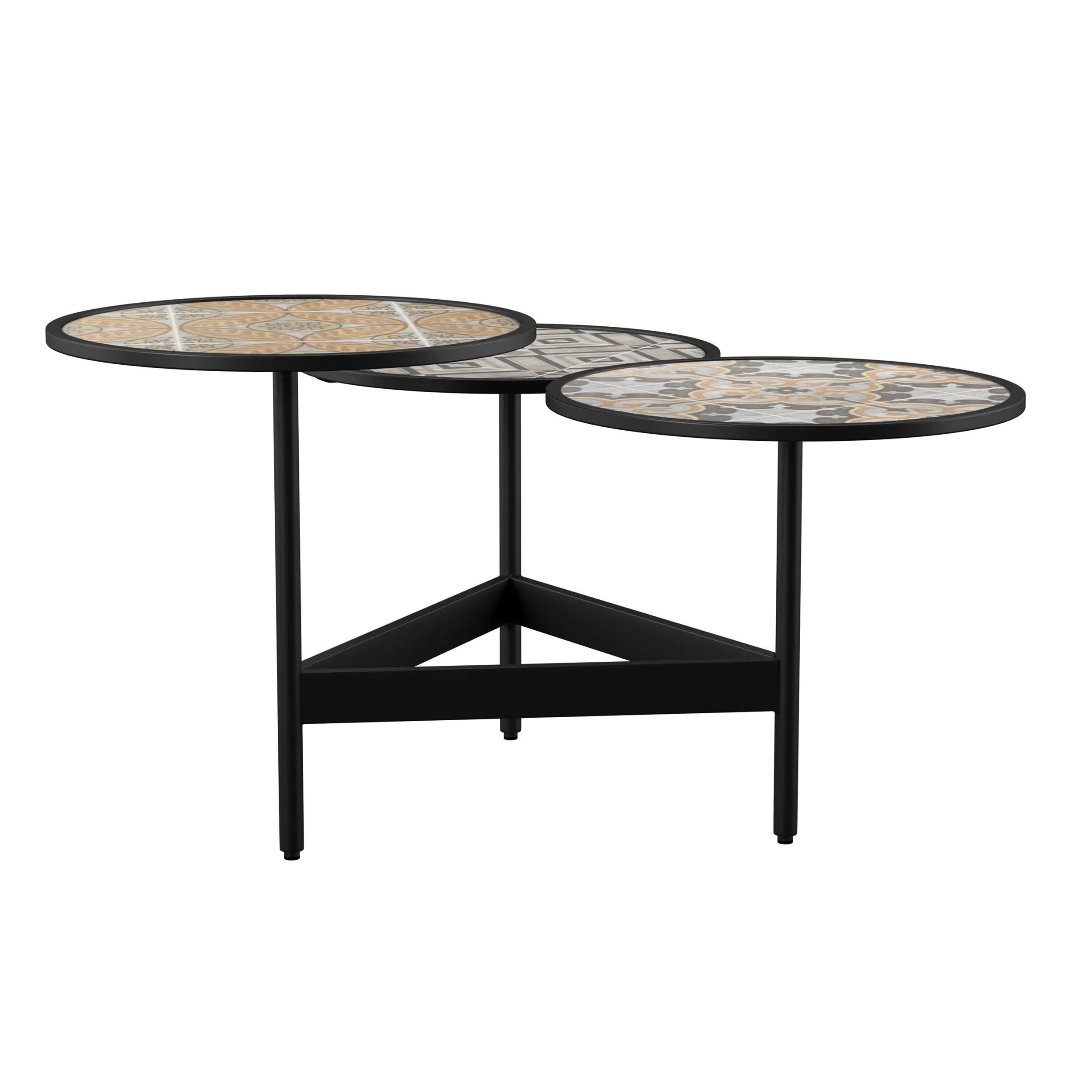 OD1129100 Lorengo Outdoor 3-Tier Coffee Table-5