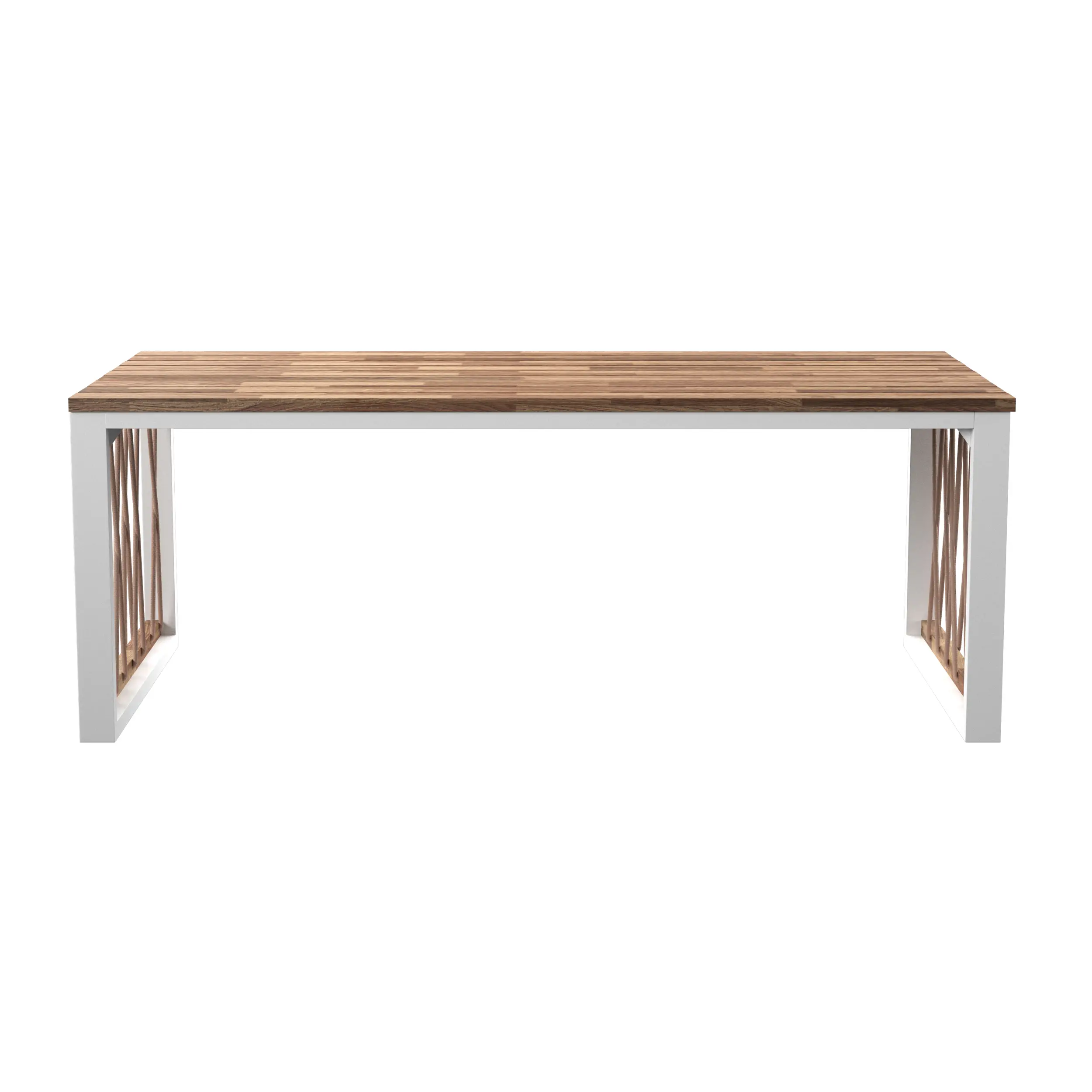 OD1140700 Wallmond Outdoor White & Natural Coffee Table-4