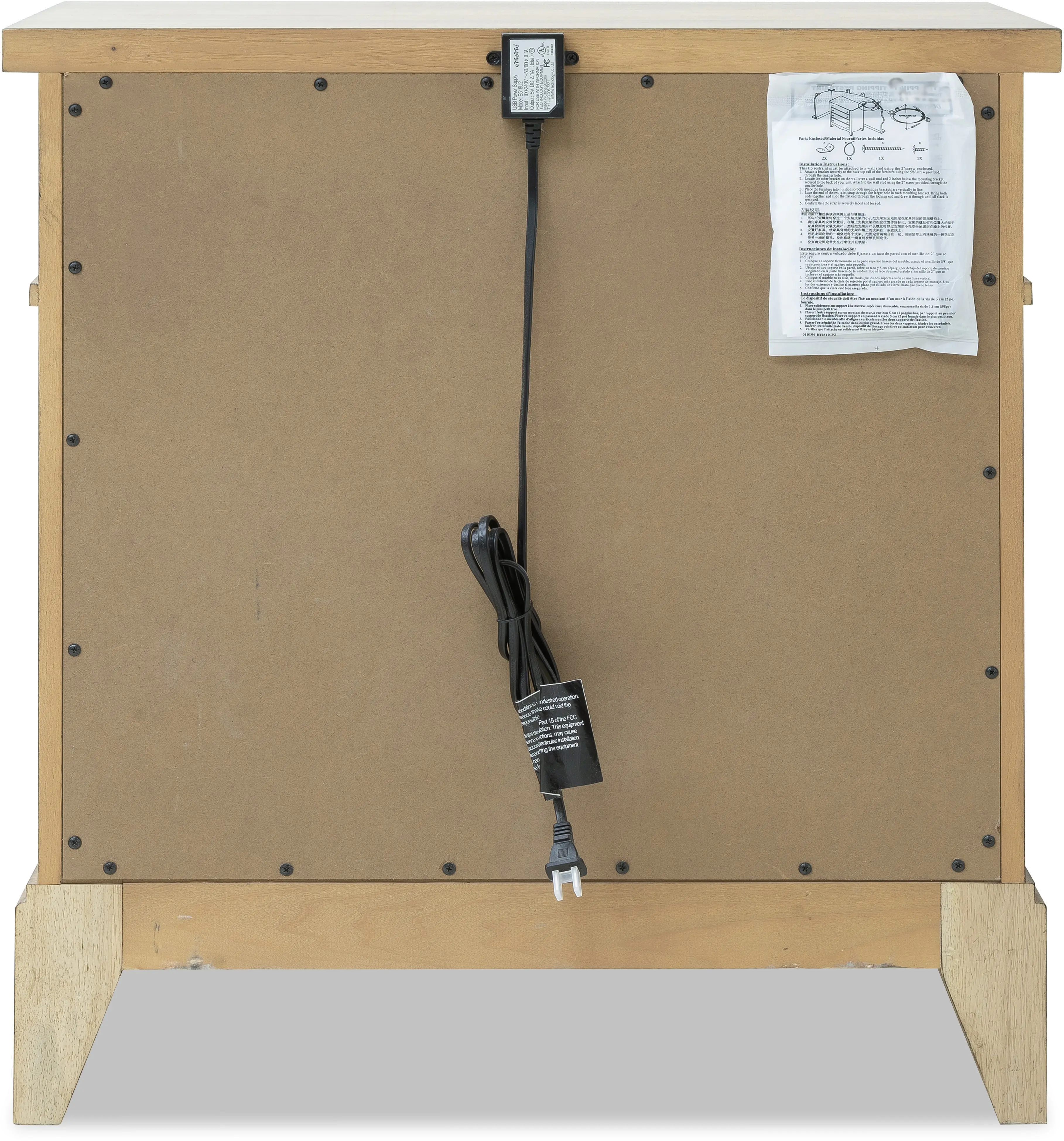 Monticello Natural Hickory Nightstand-3