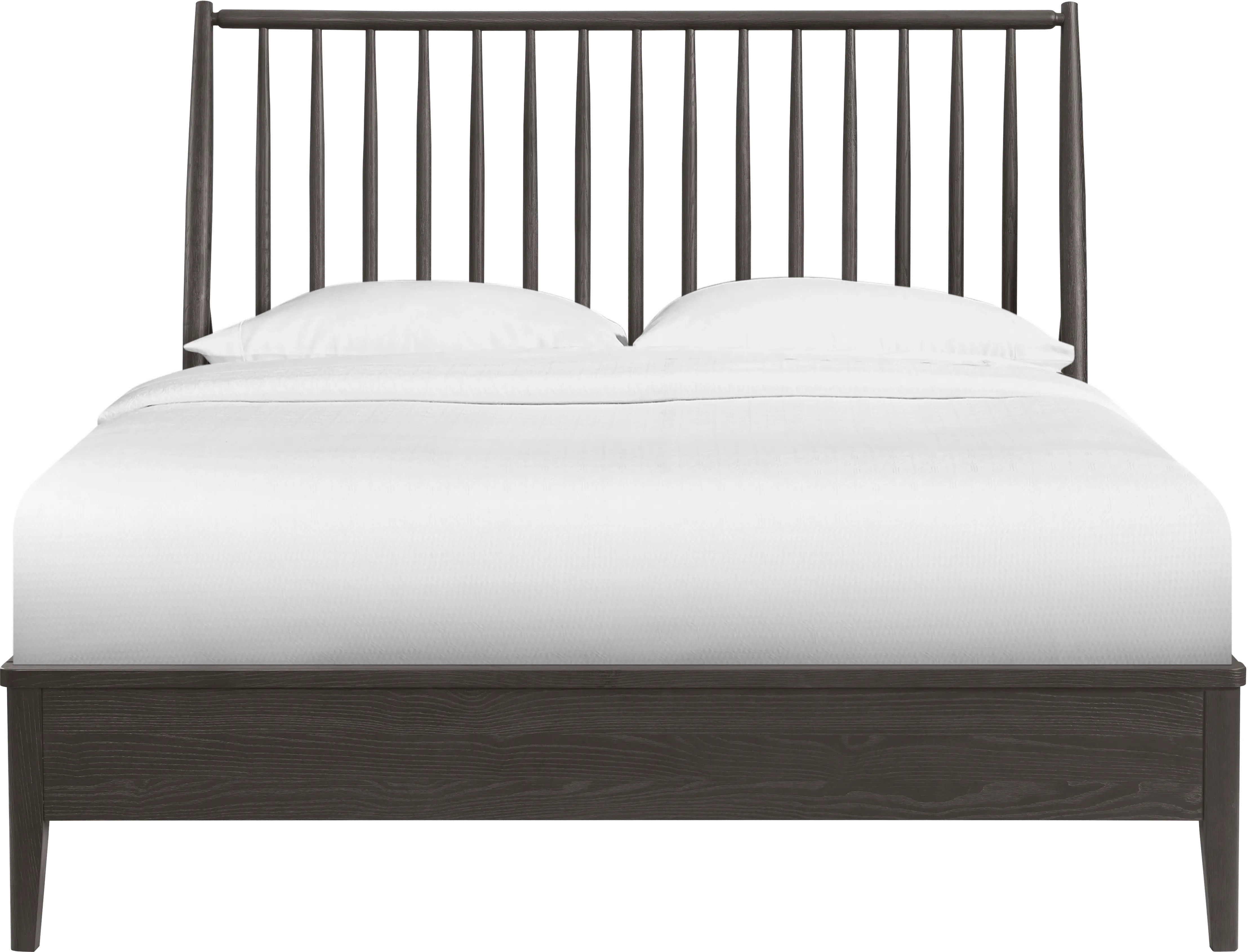 Bayside Black Queen Bed-2