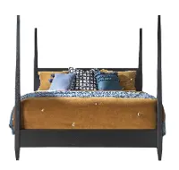 Monticello Black Queen Poster Bed