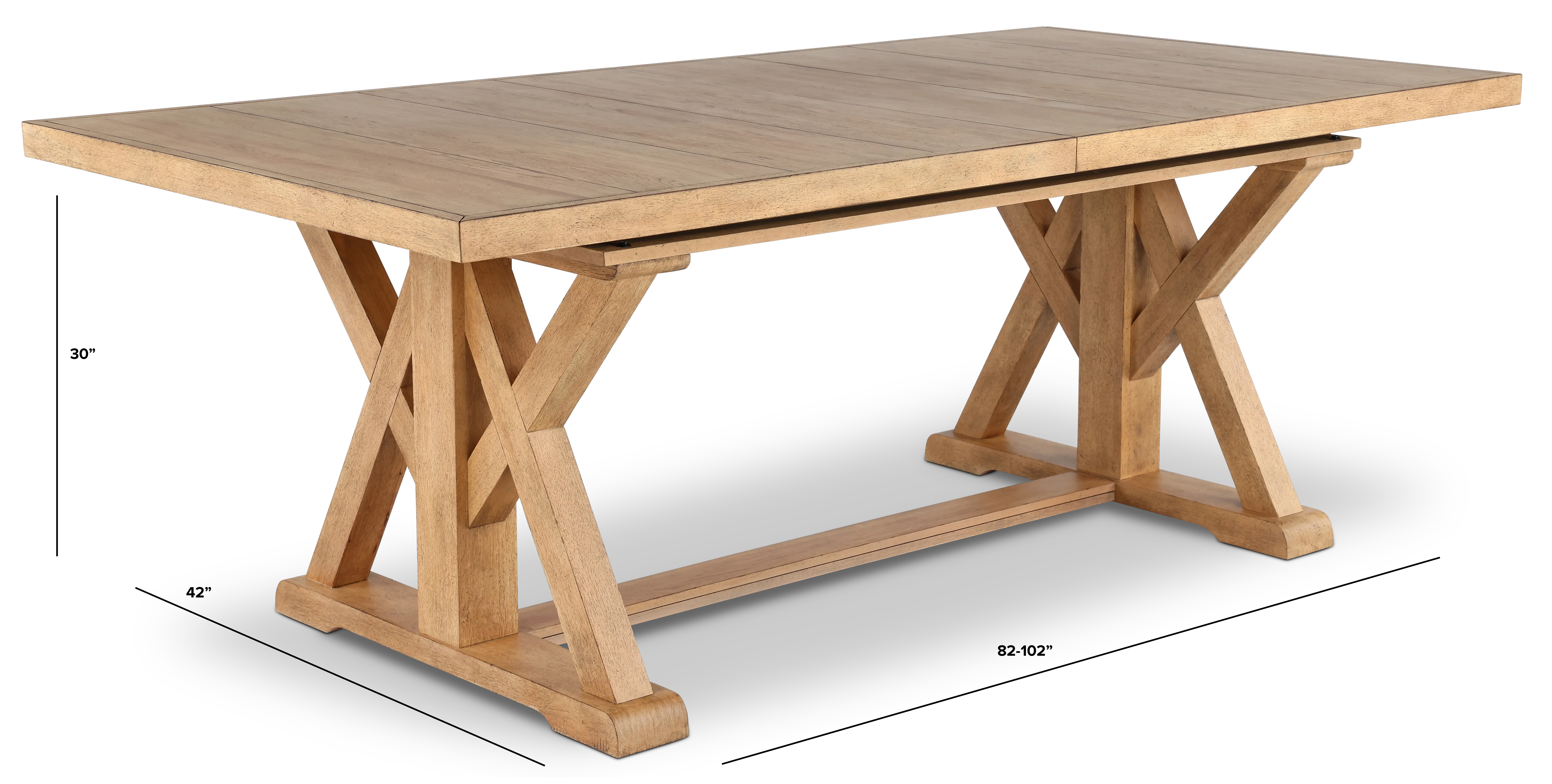 Macon Natural Dining Table-3