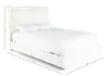 Miami White Queen Bed-3