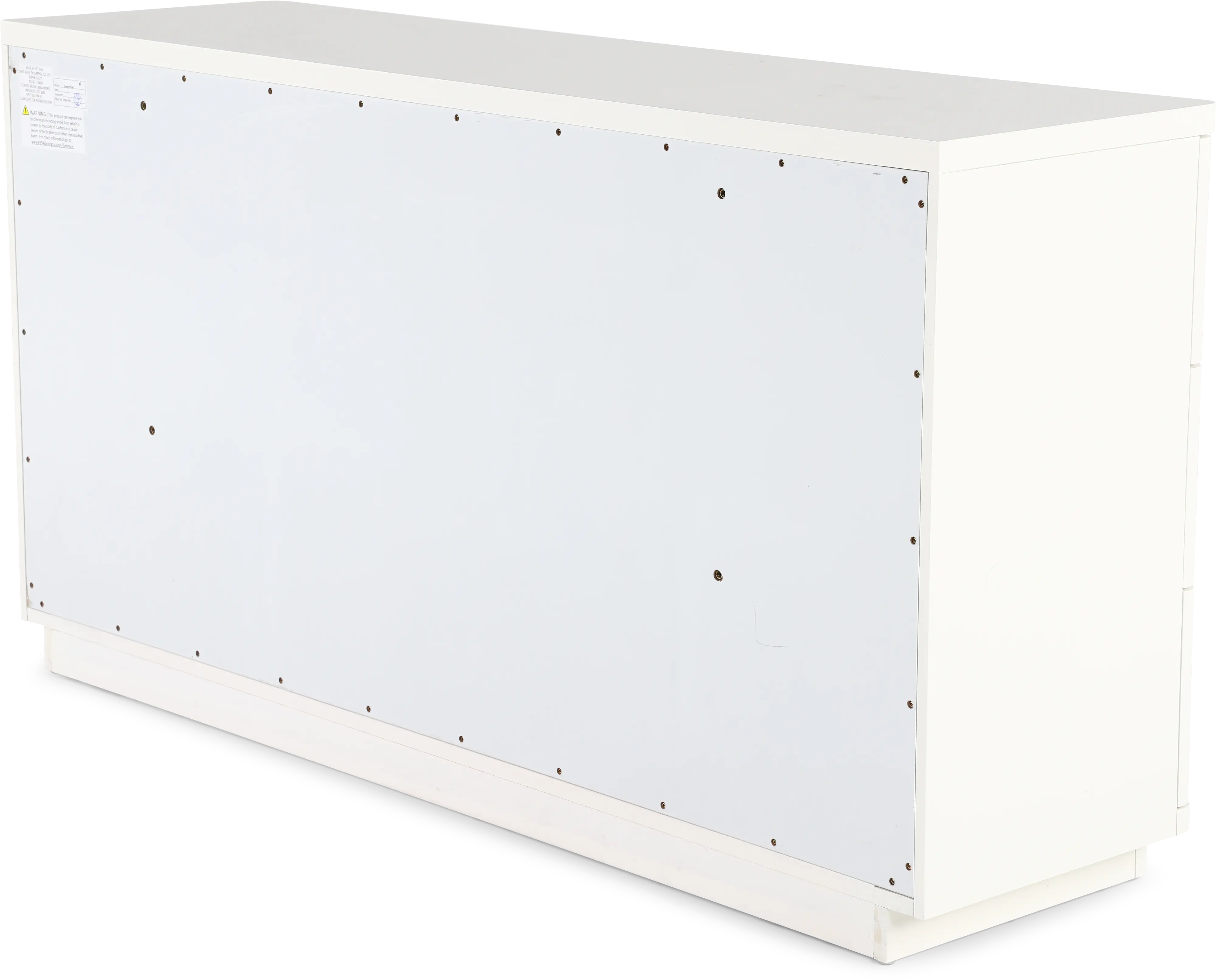 Miami White Dresser-6