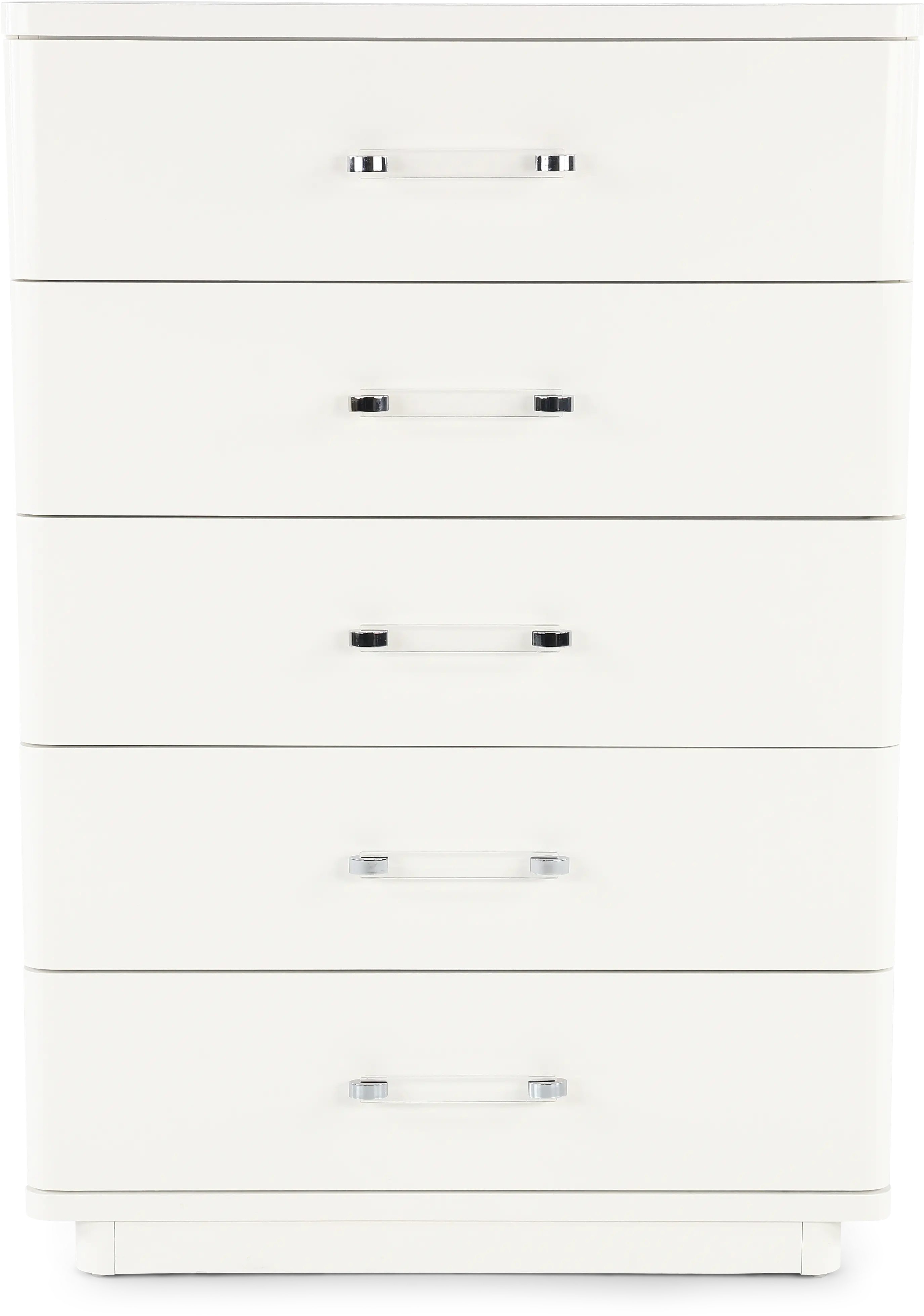 Miami White Chest of Drawers-1