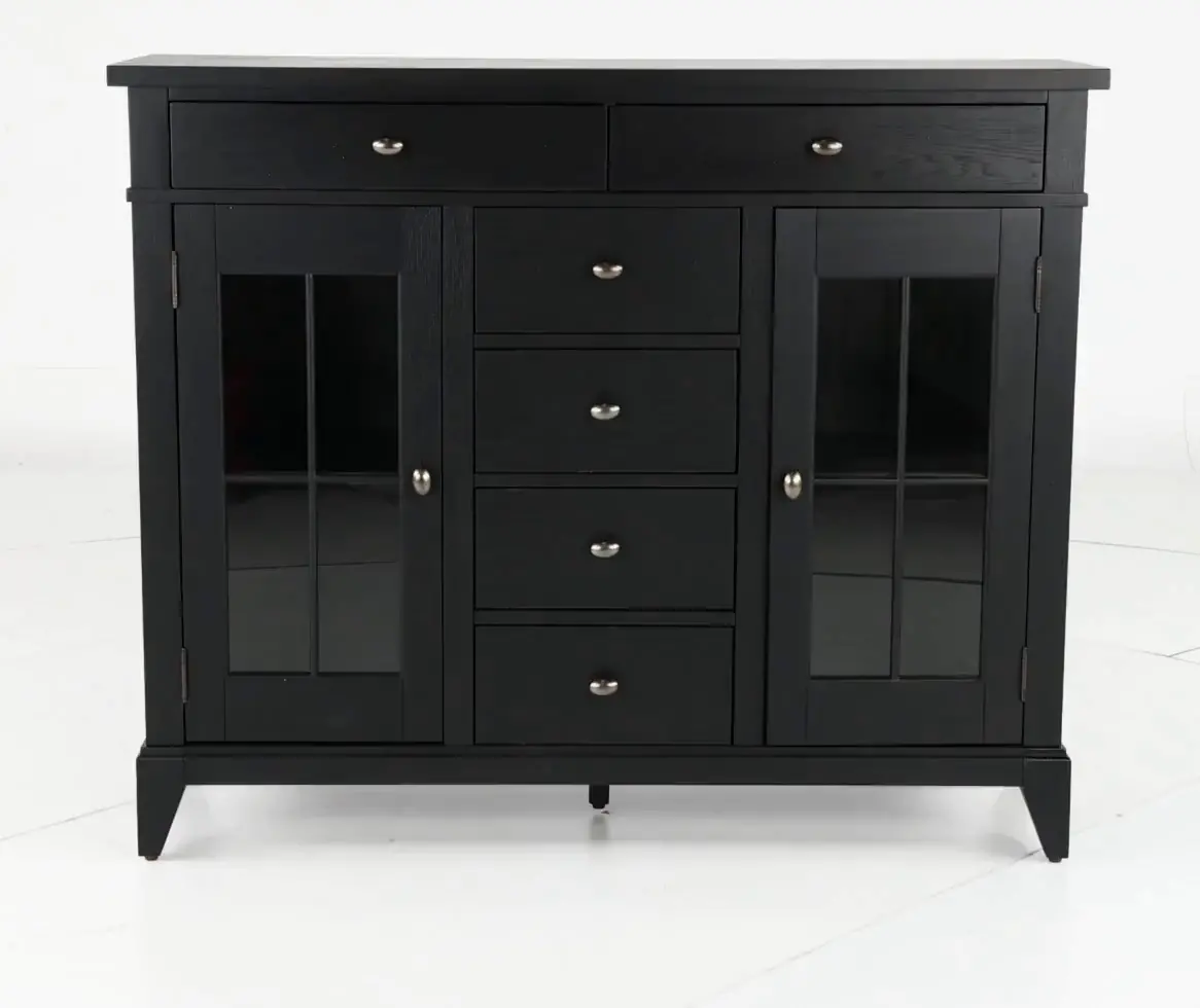 Macon Black Server Buffet-5