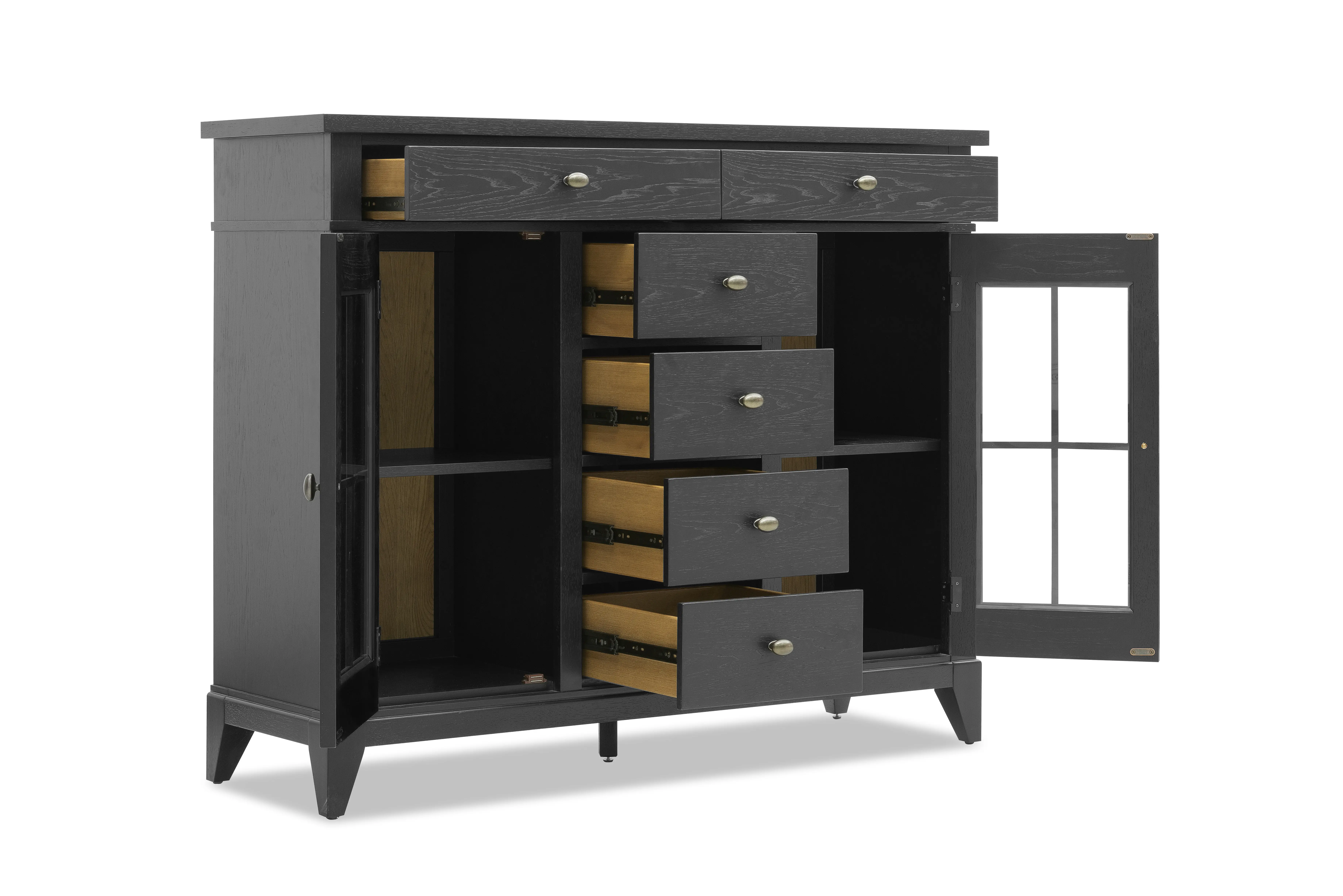 Macon Black Server Buffet-7