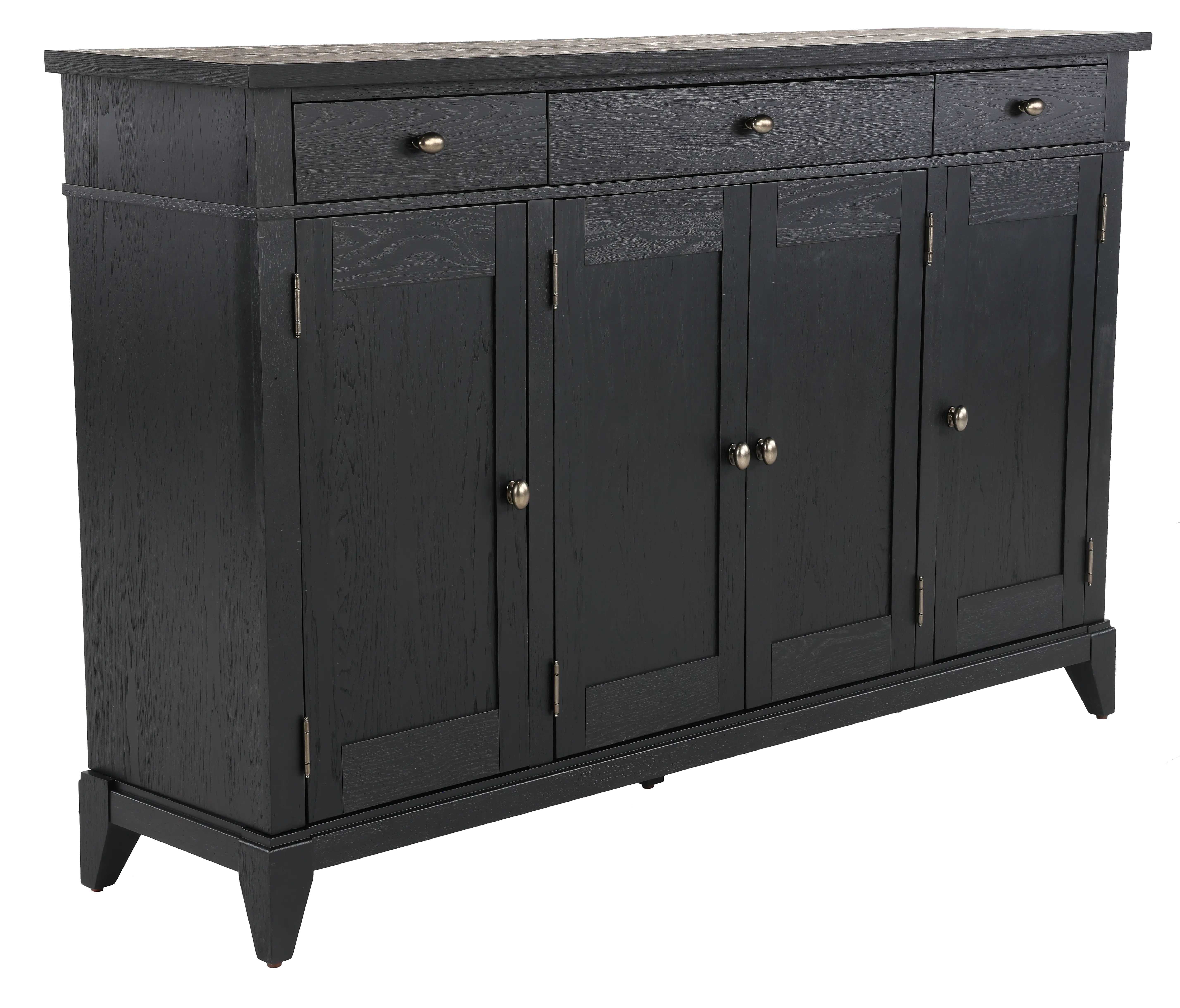 Macon Black Credenza-4