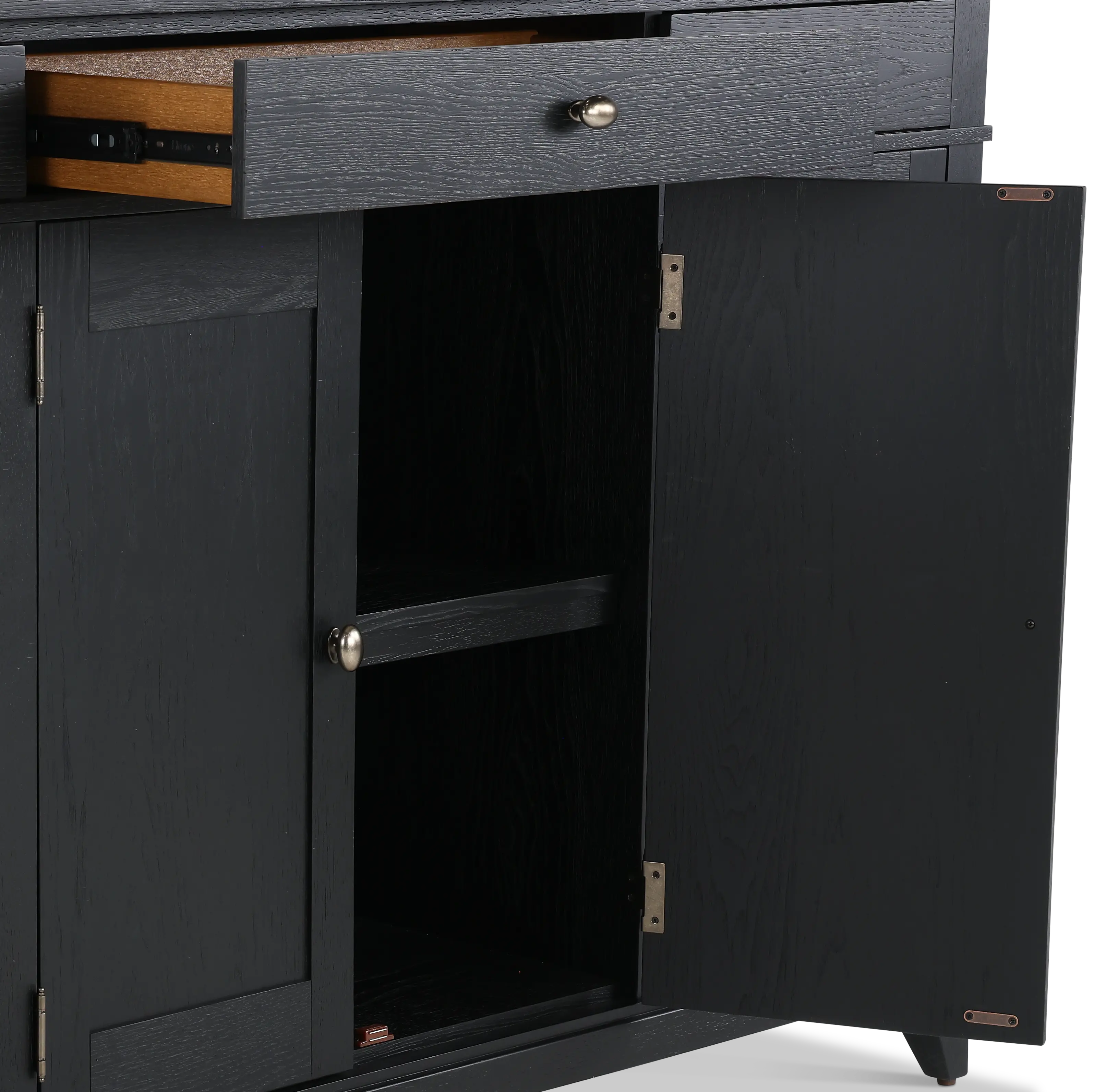 Macon Black Credenza-5