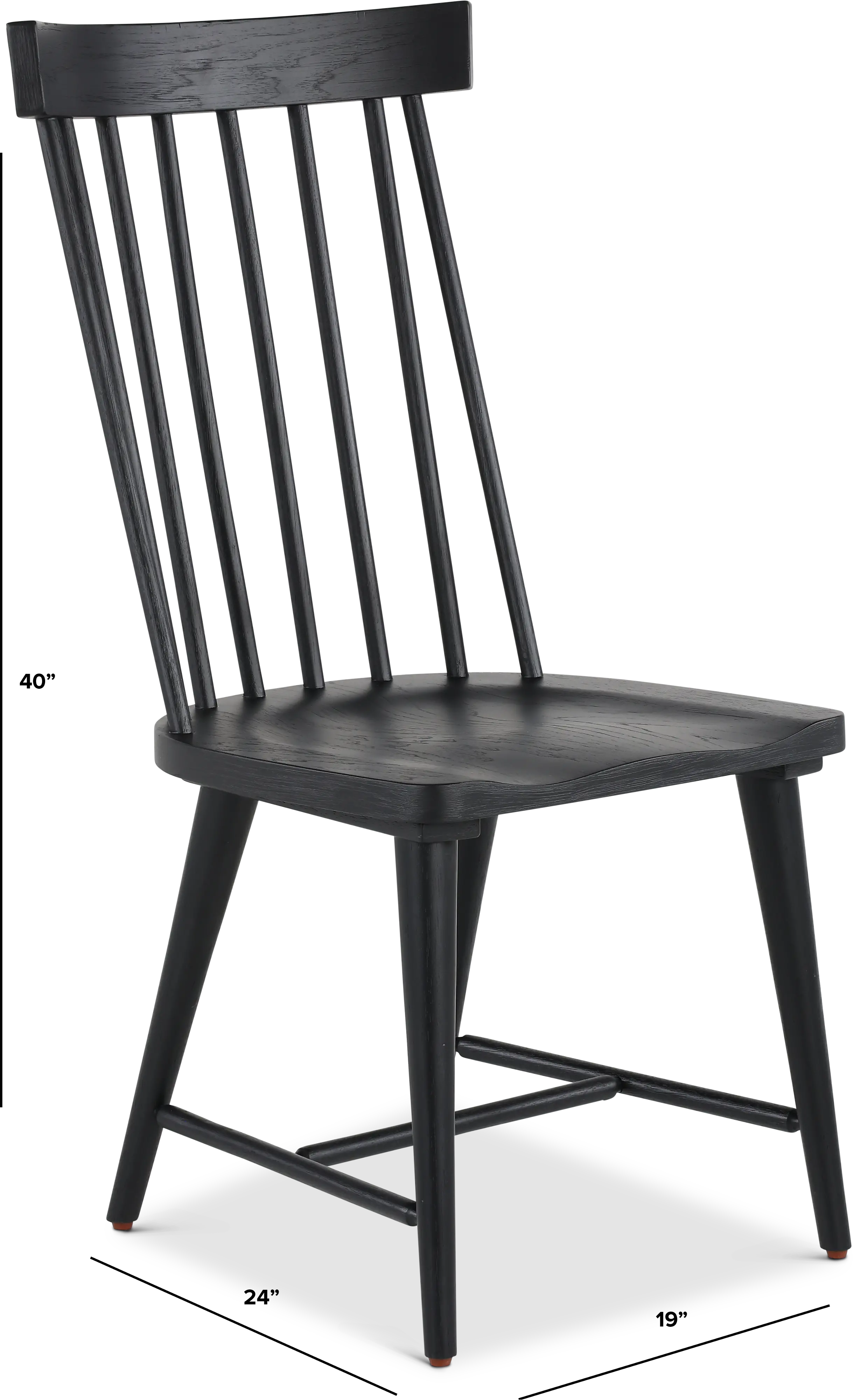 Macon Black Dining Chair-3