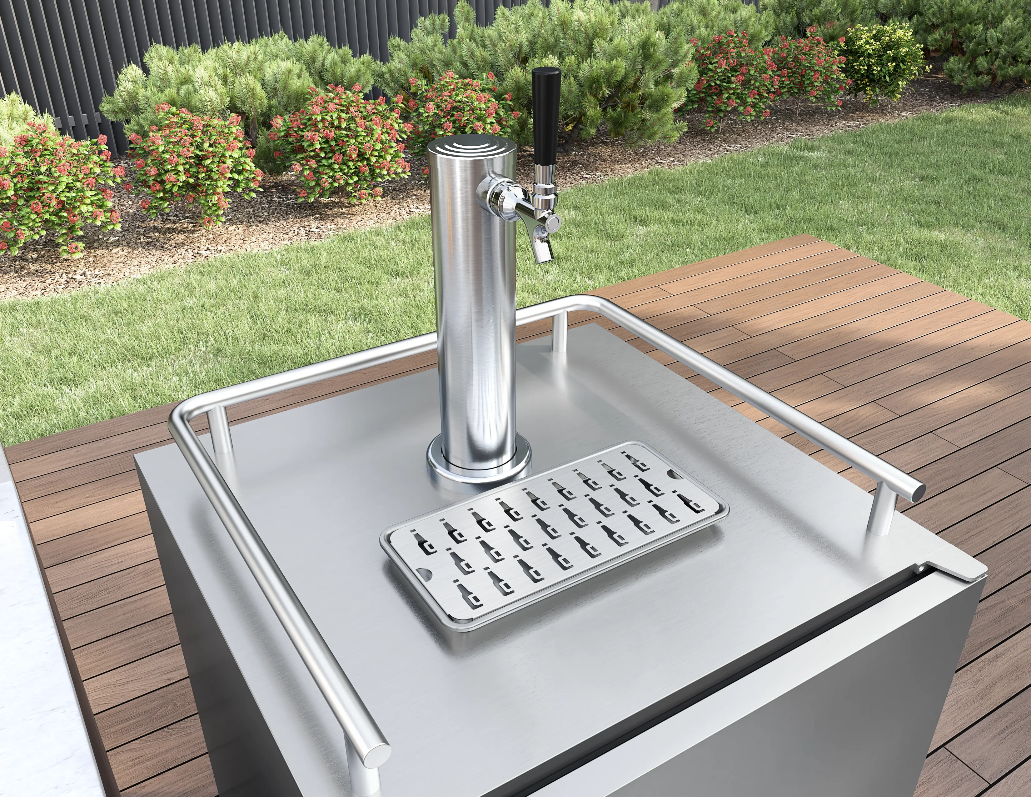 PRKB24C01AS Zephyr Presrv™ Outdoor Kegerator & Beverage Cooler - Stainless Steel-4