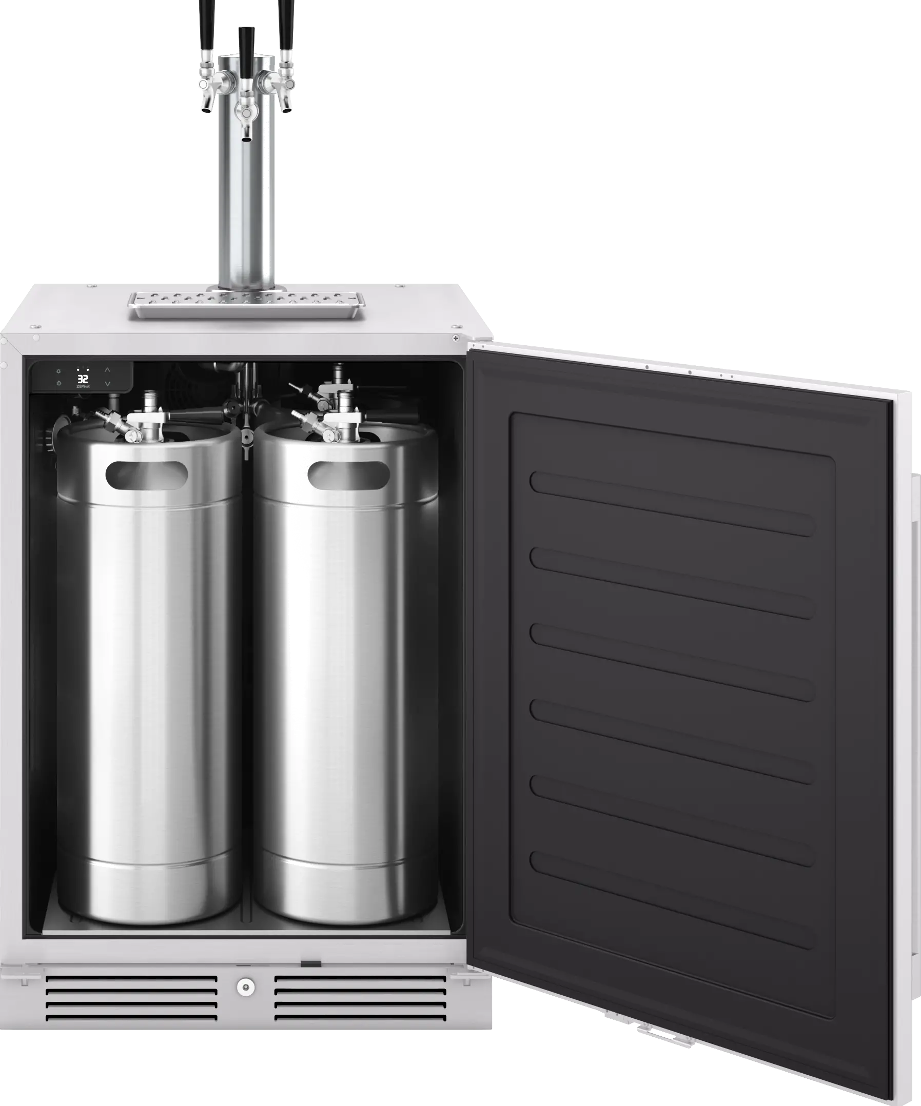 PRKB24C01AS Zephyr Presrv™ Outdoor Kegerator & Beverage Cooler - Stainless Steel-7