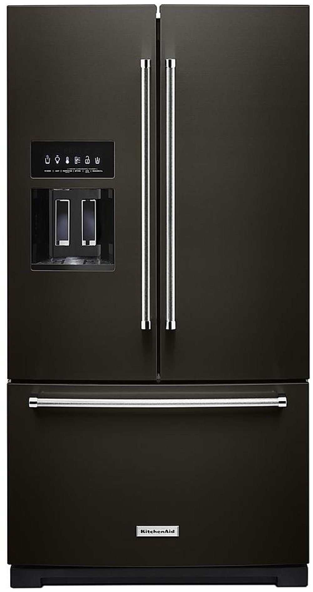 Kitchenaid 26.8 cu ft French Door Refrigerator - Black Stainless Steel