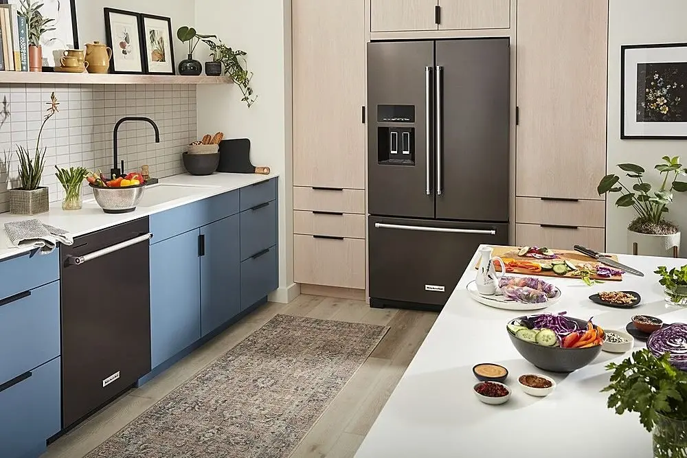 KRFF577KBS Kitchenaid 26.8 cu ft French Door Refrigerator - Black Stainless Steel-8