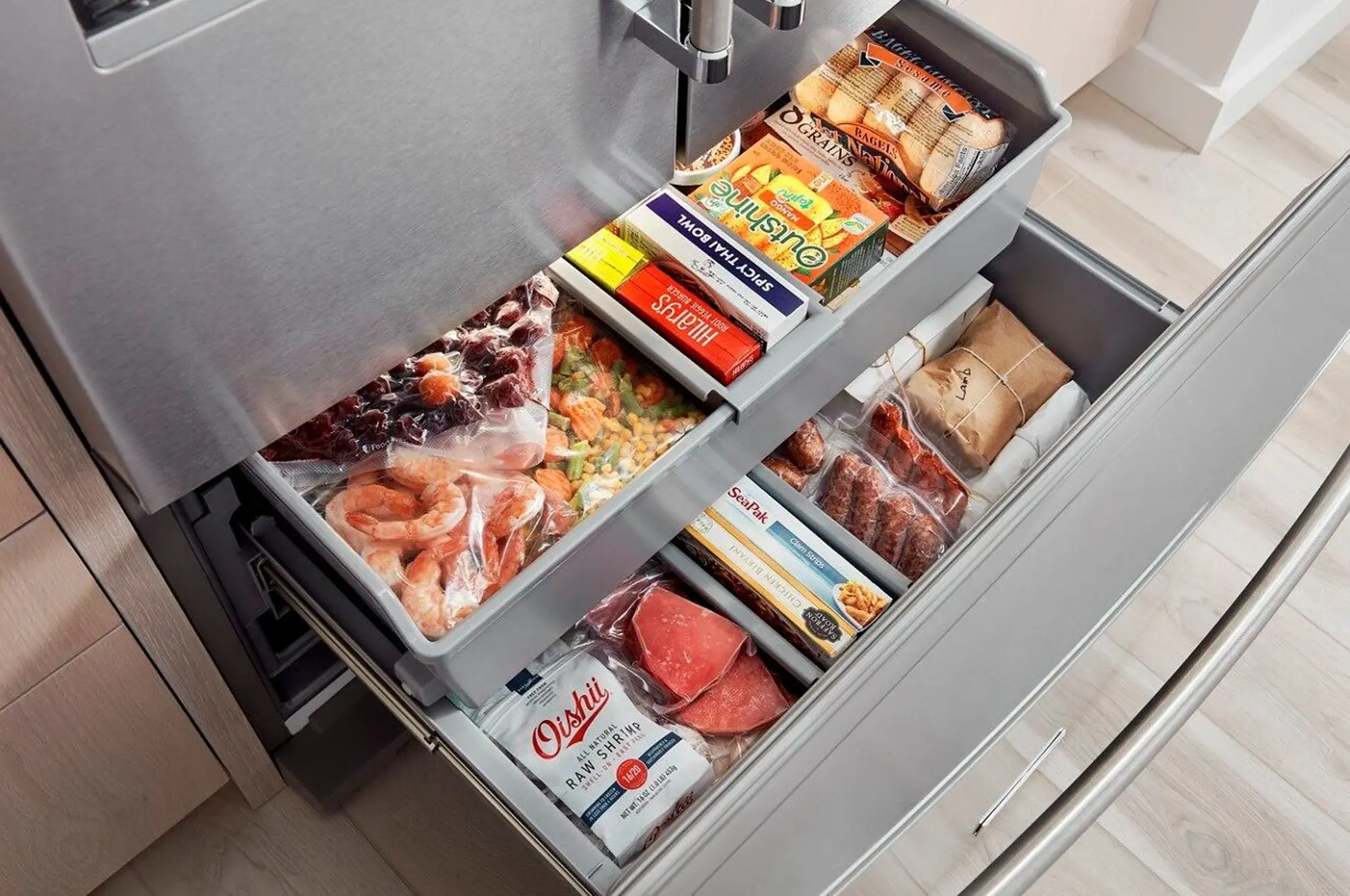 KitchenAid 27 Cu. Ft. 3-Door Refrigerator with External Ice and