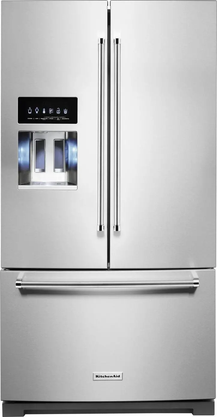KRFF577KPS Kitchenaid 26.8 cu ft French Door Refrigerator - Stainless Steel-2