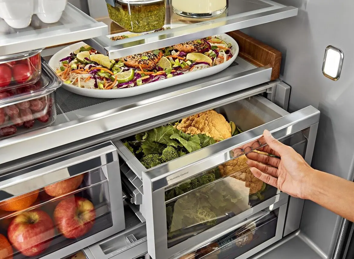 KRFF577KPS Kitchenaid 26.8 cu ft French Door Refrigerator - Stainless Steel-6