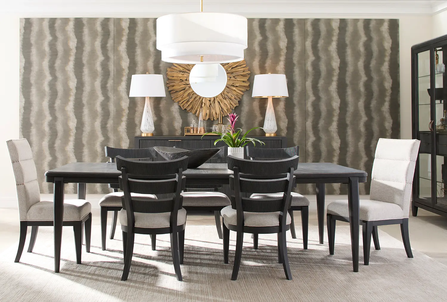 West End Loft Black Dining Table-3