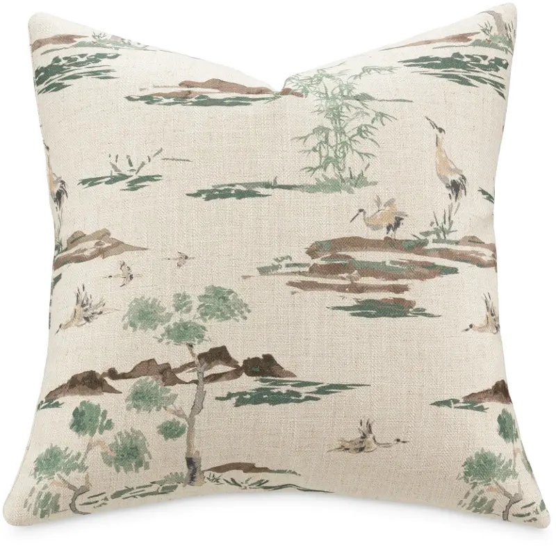 Akari Basil Toss Pillow