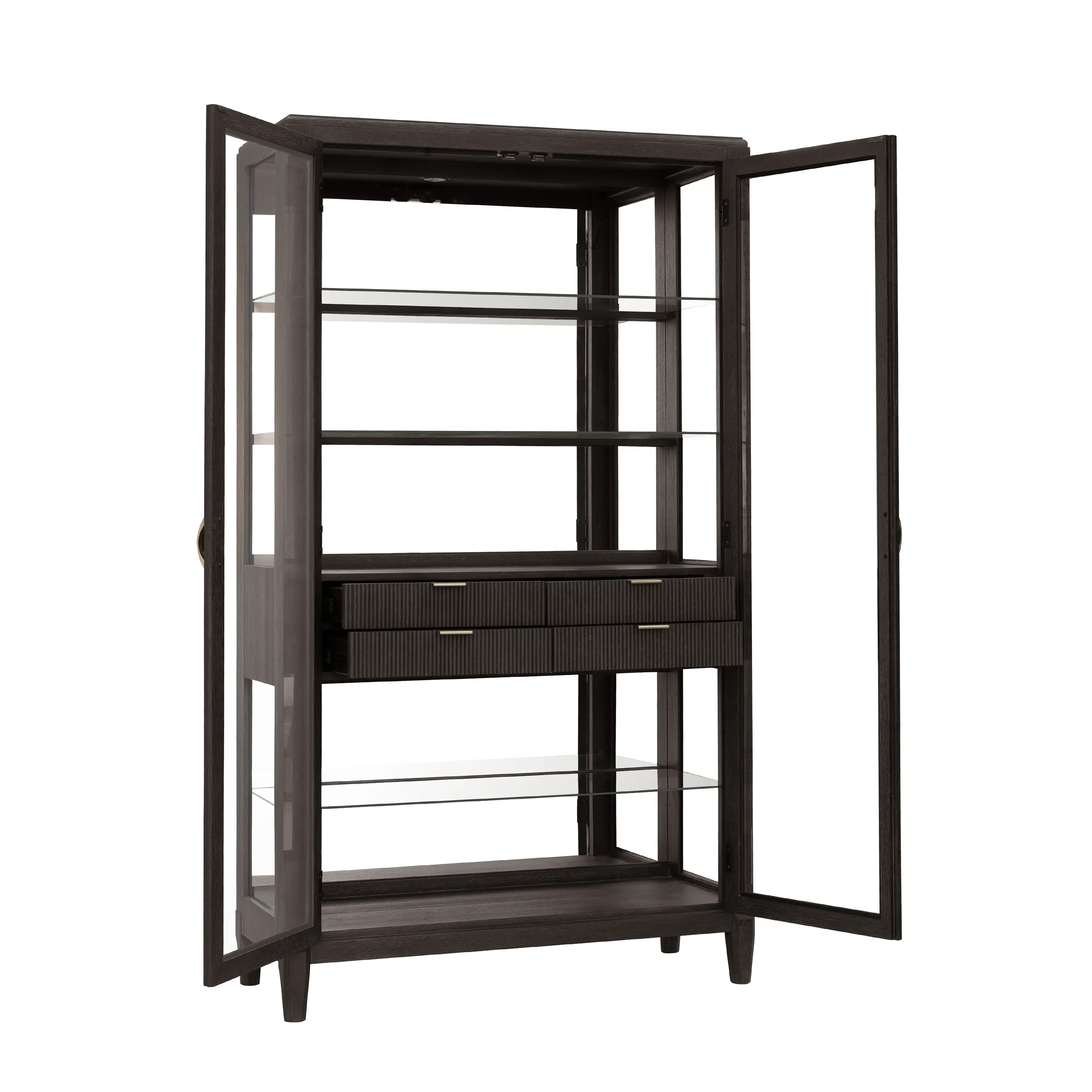 West End Loft Black China Curio-4