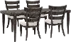 West End Loft Black 5 Piece Dining Set