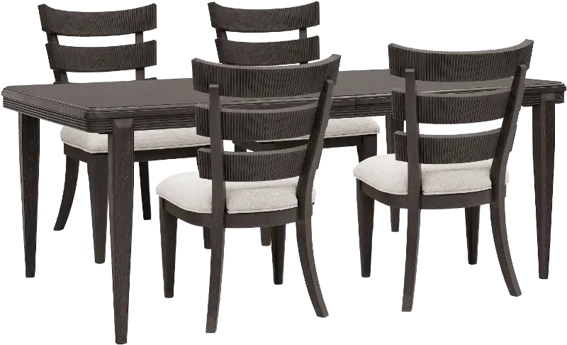 West End Loft Black 5 Piece Dining Set