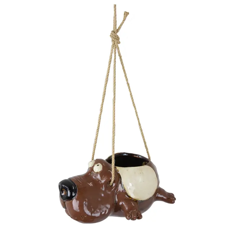 Hanging Dog Planter