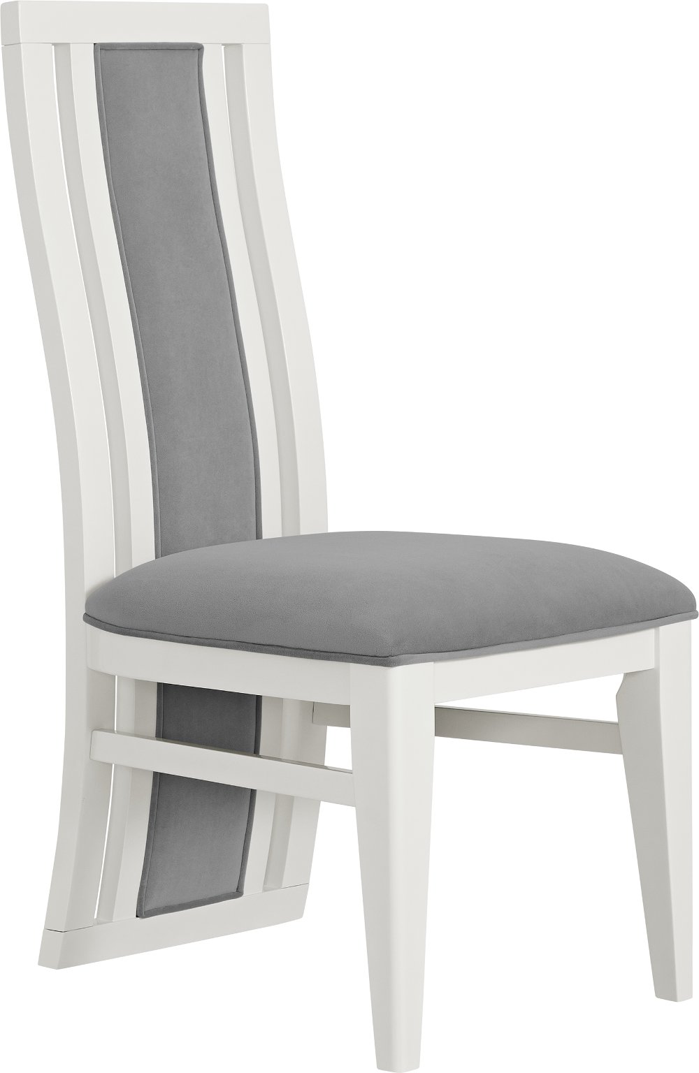 Miami White and Gray Dining Chair