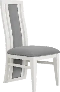 Miami White and Gray Dining Chair