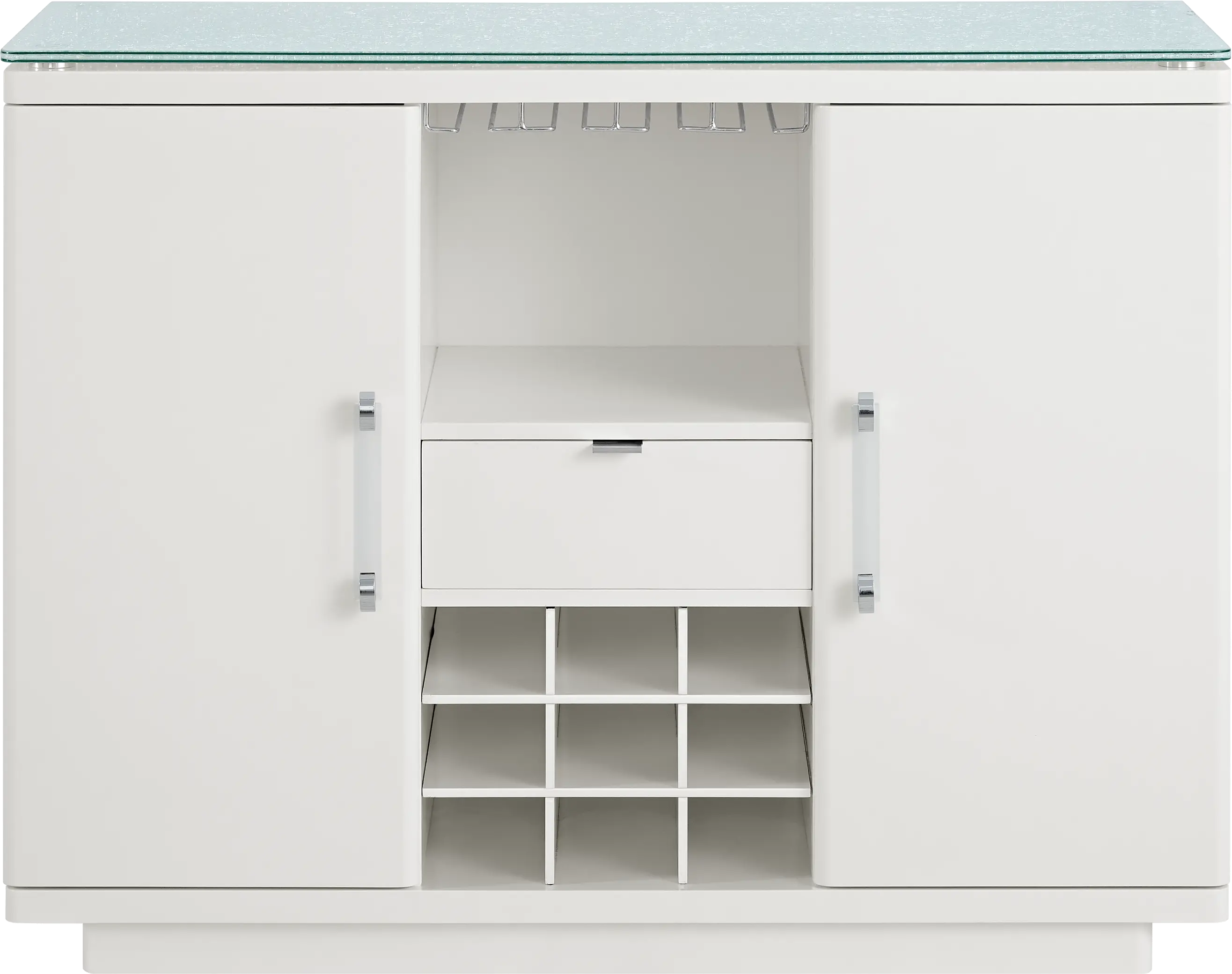 Miami White Bar Cabinet-1