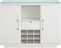 Miami White Bar Cabinet