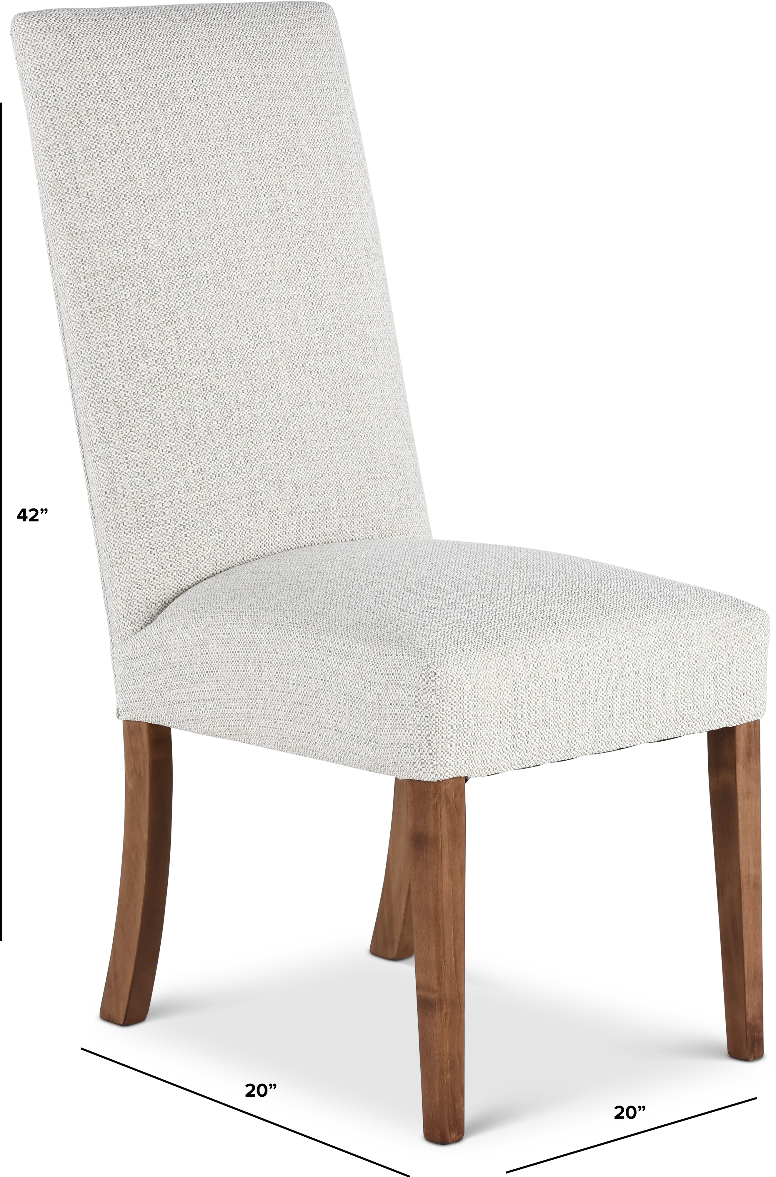 Mary Beige Upholstered Dining Chair-3