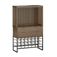 Reserve Brown Bar Cabinet