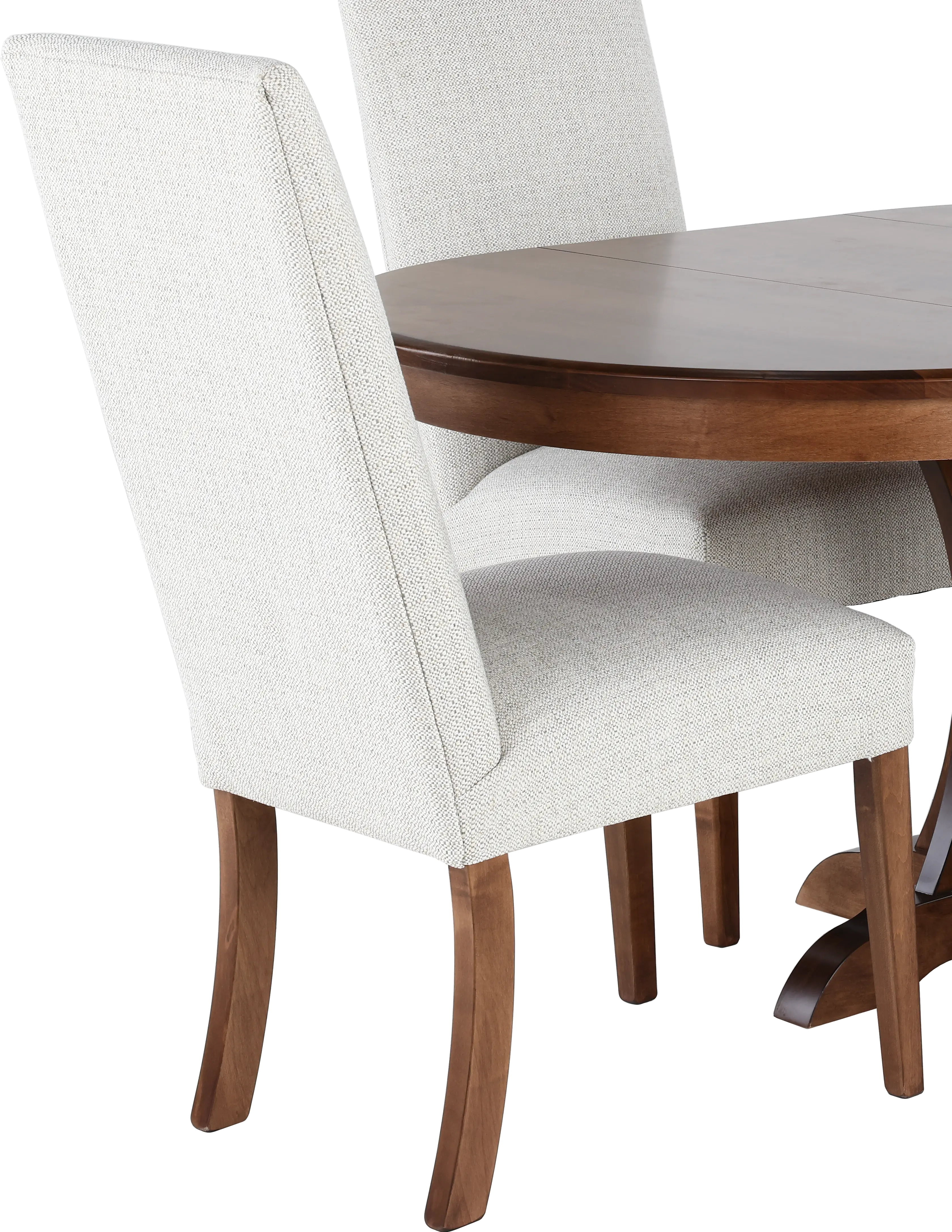 Mary Brown and Beige 5 Piece Dining Set-5