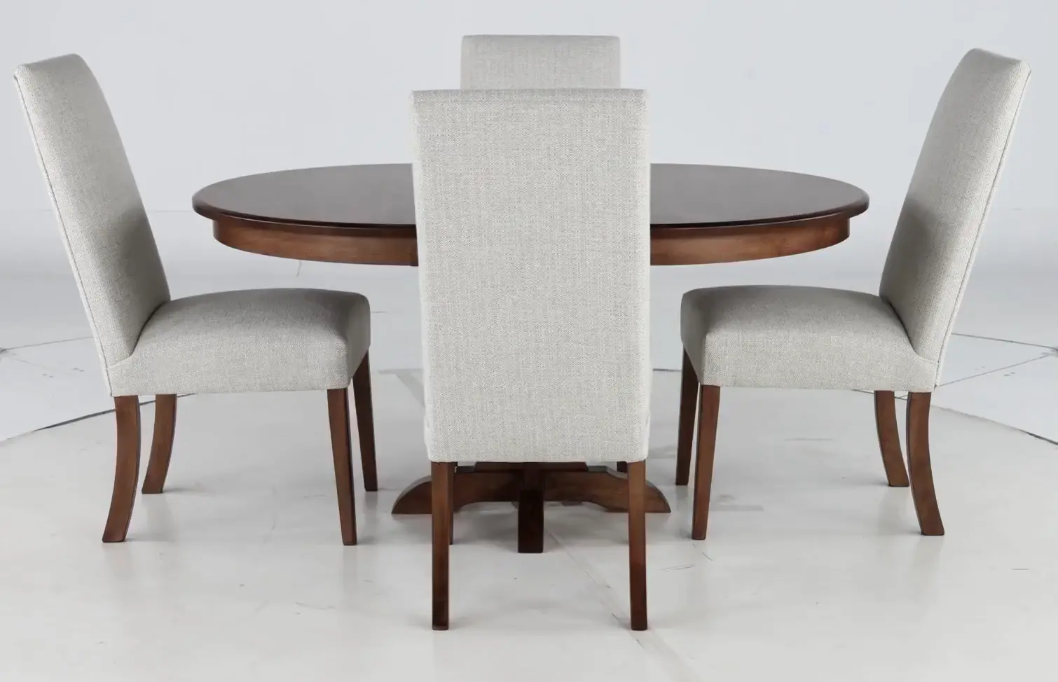 Mary Brown and Beige 5 Piece Dining Set-8