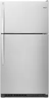 WRT311FZDZ-PROJECT Whirlpool 20 Cu Ft Top Freezer Refrigerator - Stainless Steel