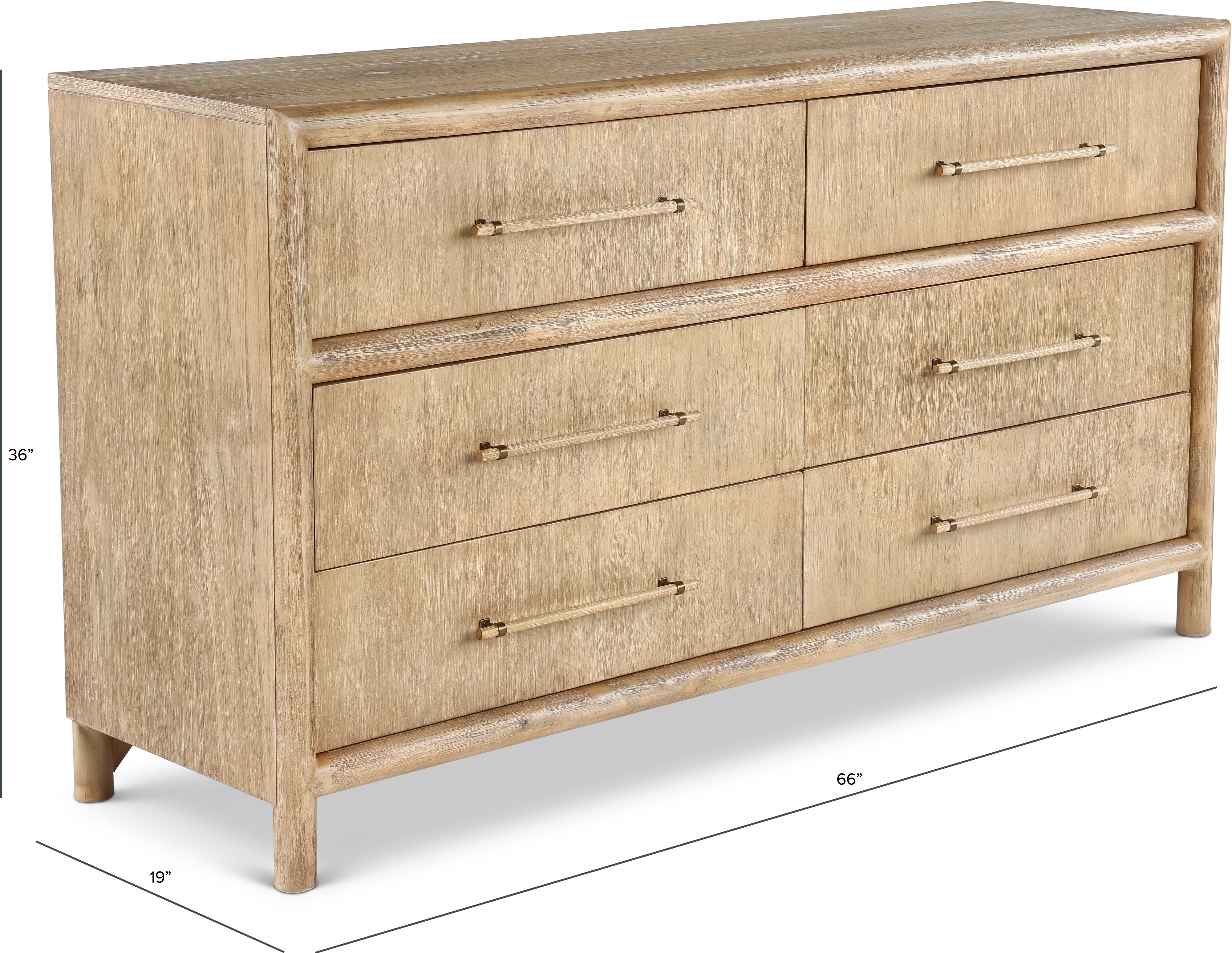Dorsey Light Brown Dresser-3