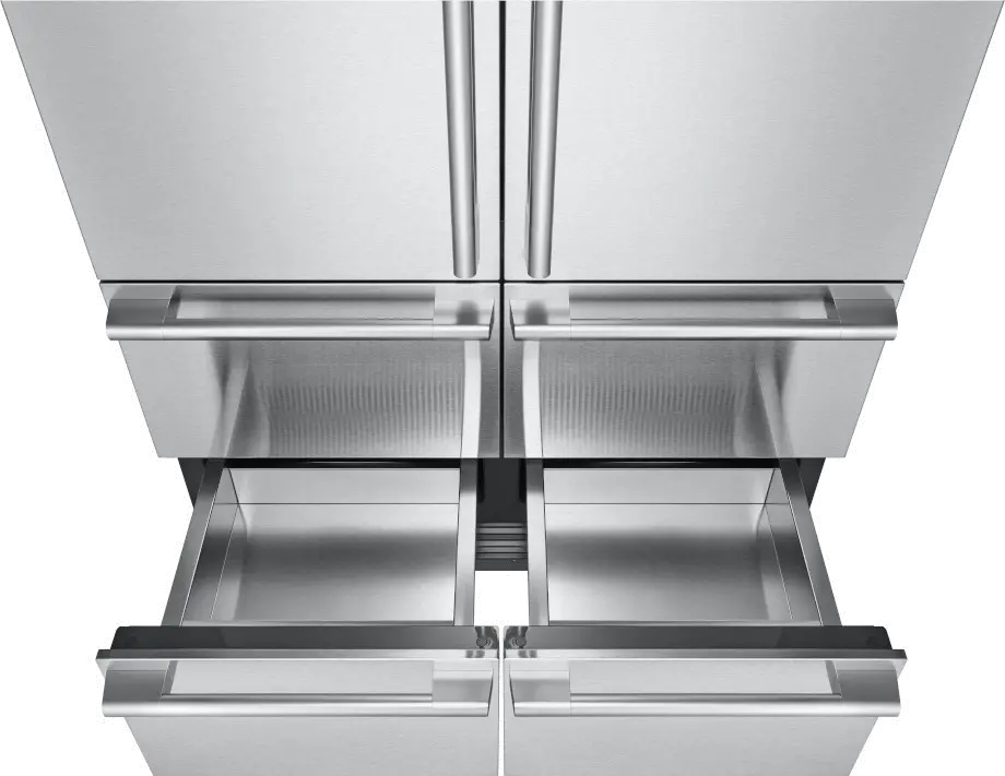 LG Signature Kitchen Suite 26 cu ft French Door Refrigerator - Built-In Counter Depth Stainless Steel-10