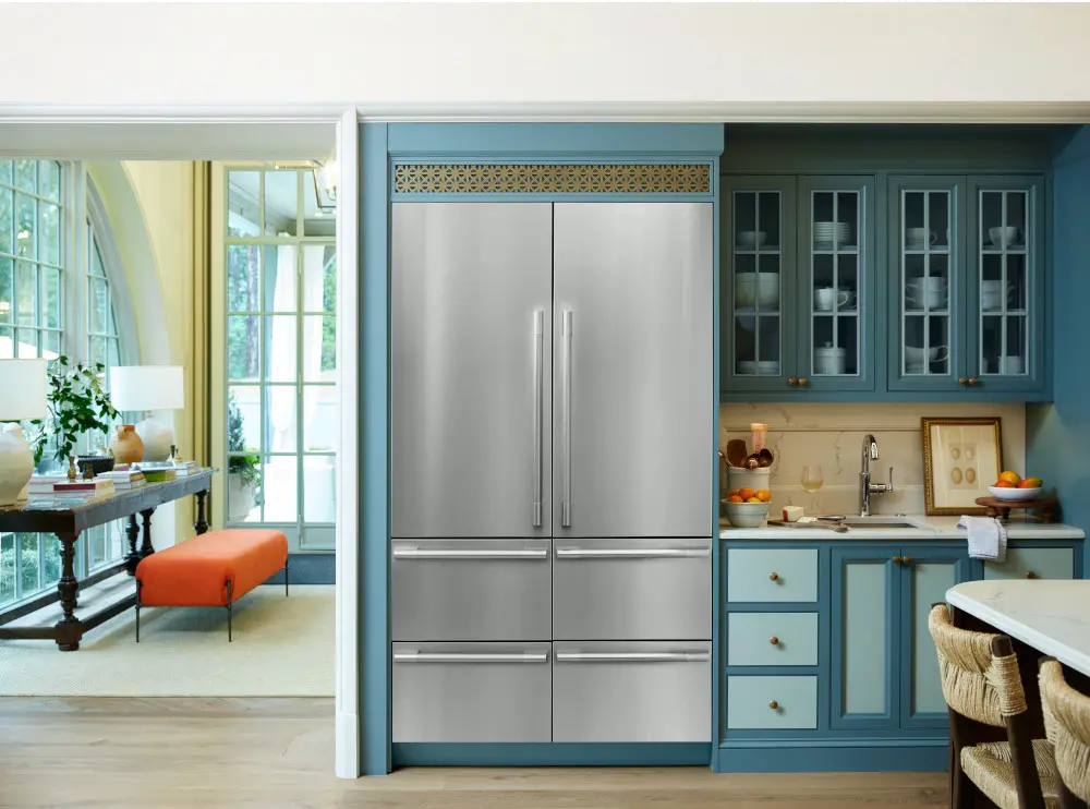 LG Signature Kitchen Suite 26 cu ft French Door Refrigerator - Built-In Counter Depth Stainless Steel-13