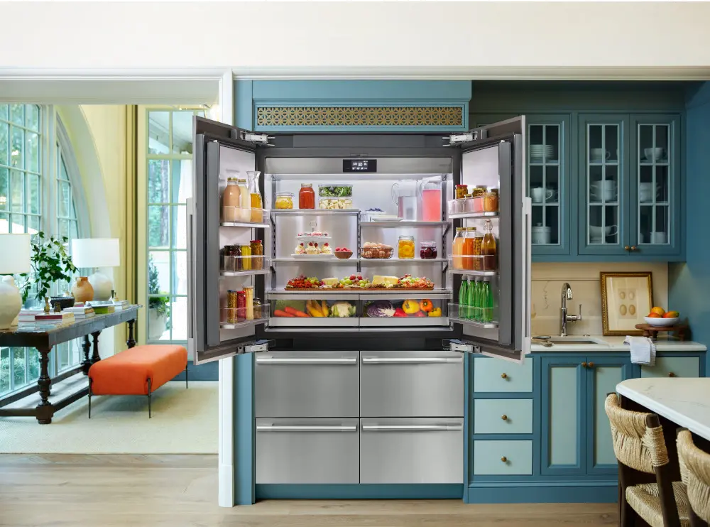 LG Signature Kitchen Suite 26 cu ft French Door Refrigerator - Built-In Counter Depth Stainless Steel-14