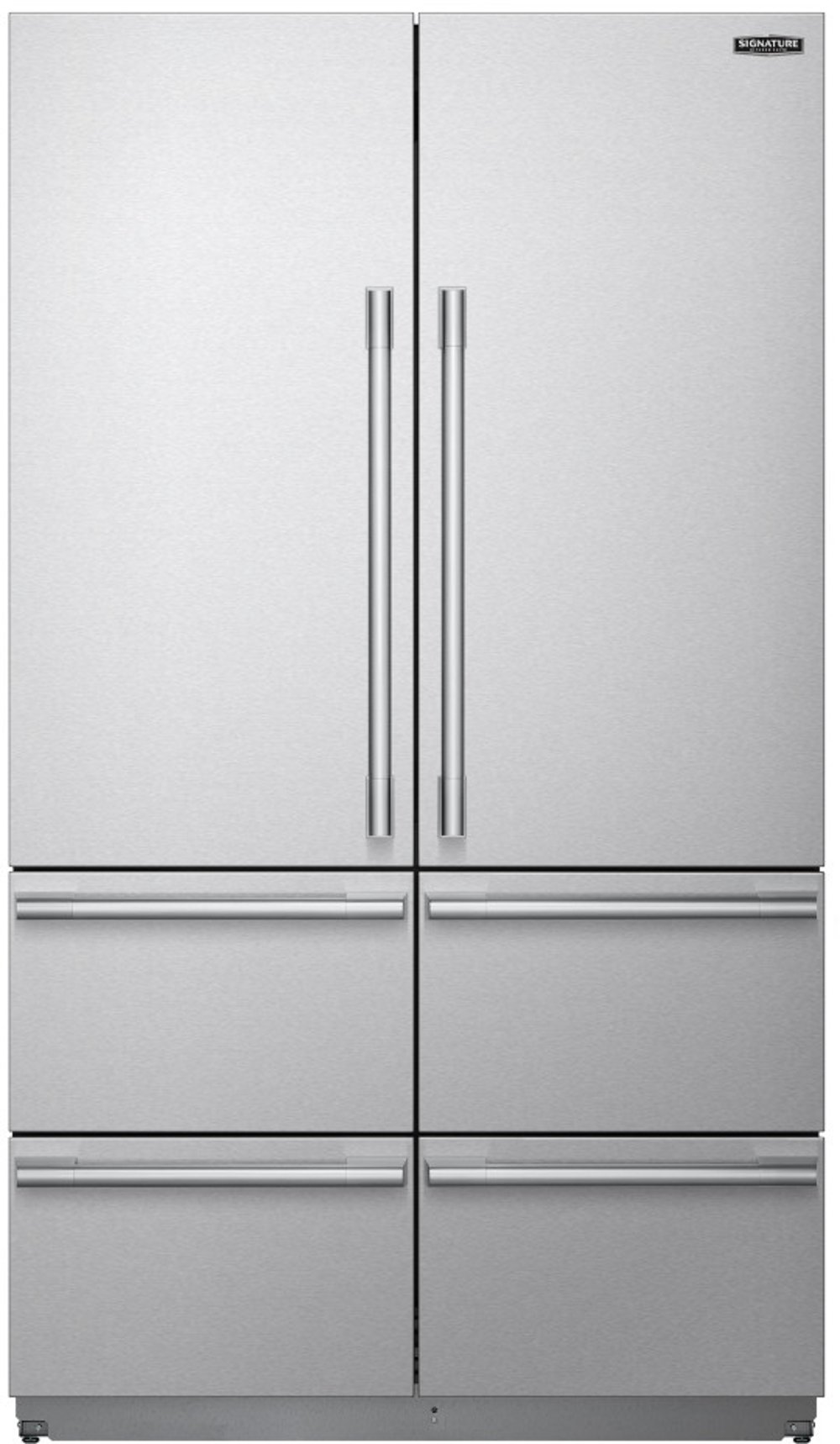 LG Signature Kitchen Suite 26 cu ft French Door Refrigerator - Built-In Counter Depth Stainless Steel