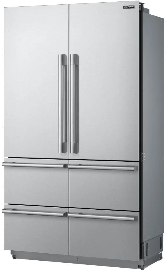 LG Signature Kitchen Suite 26 cu ft French Door Refrigerator - Built-In Counter Depth Stainless Steel-6