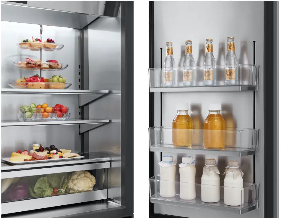 LG Signature Kitchen Suite 26 cu ft French Door Refrigerator - Built-In Counter Depth Stainless Steel-2