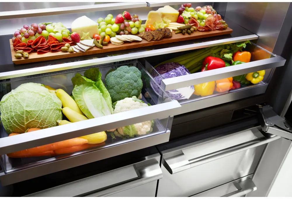 LG Signature Kitchen Suite 26 cu ft French Door Refrigerator - Built-In Counter Depth Stainless Steel-7