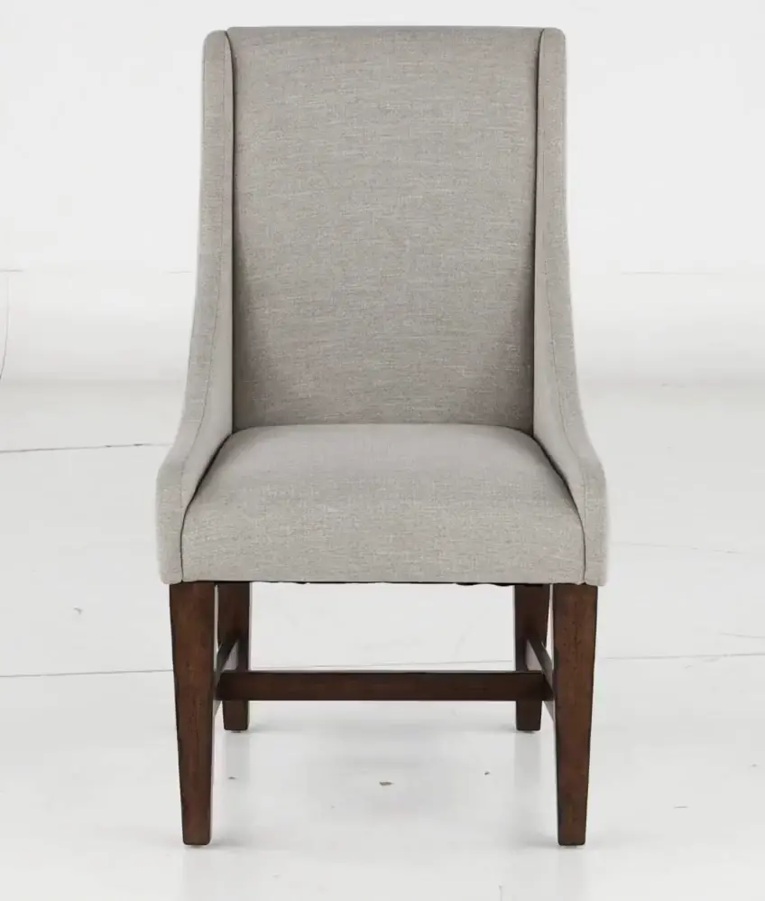 Villa Beige Upholstered Dining Chair-5