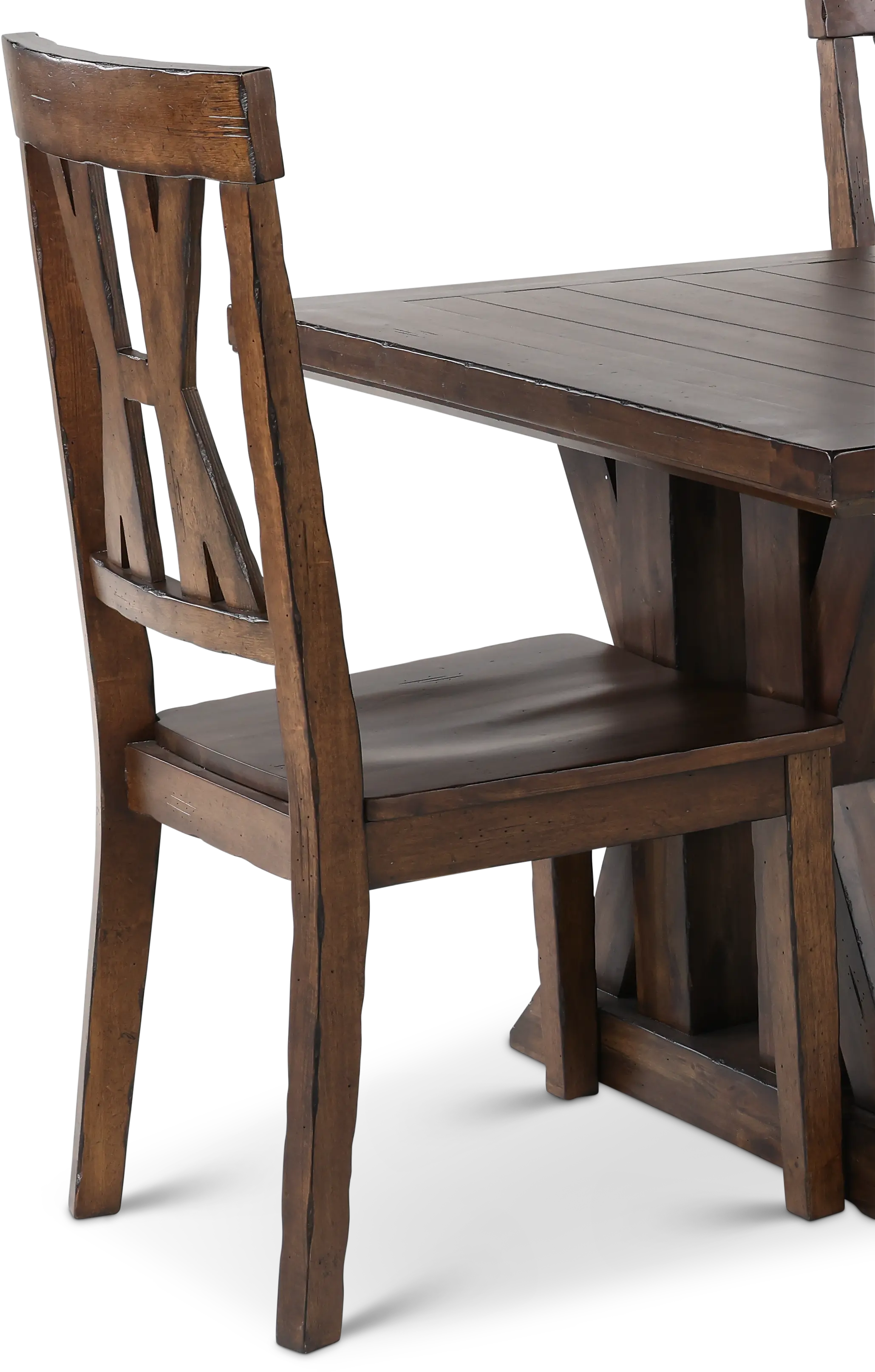 Villa Tobacco Brown 5 Piece Dining Set-7