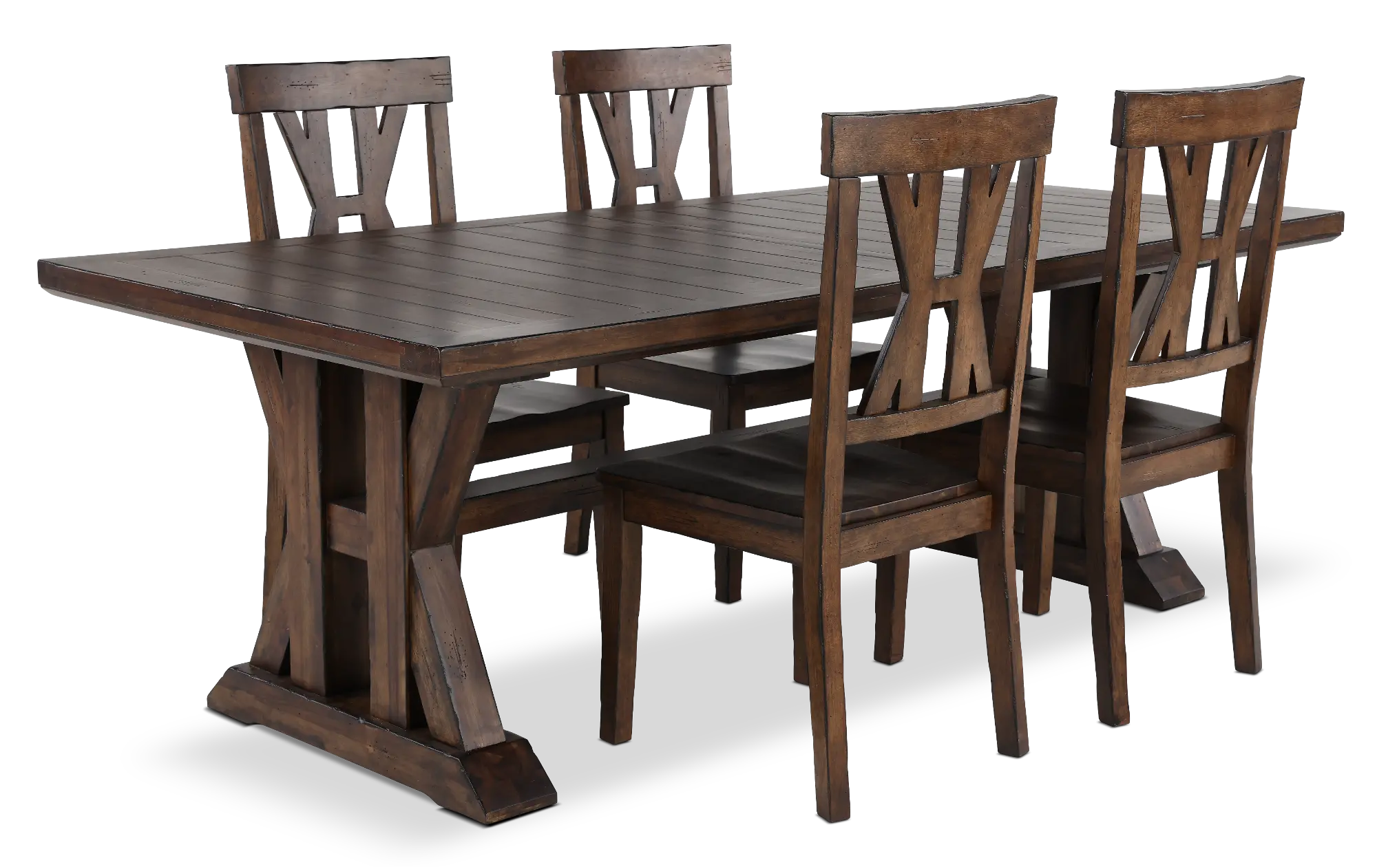 Villa Tobacco Brown Dining Table